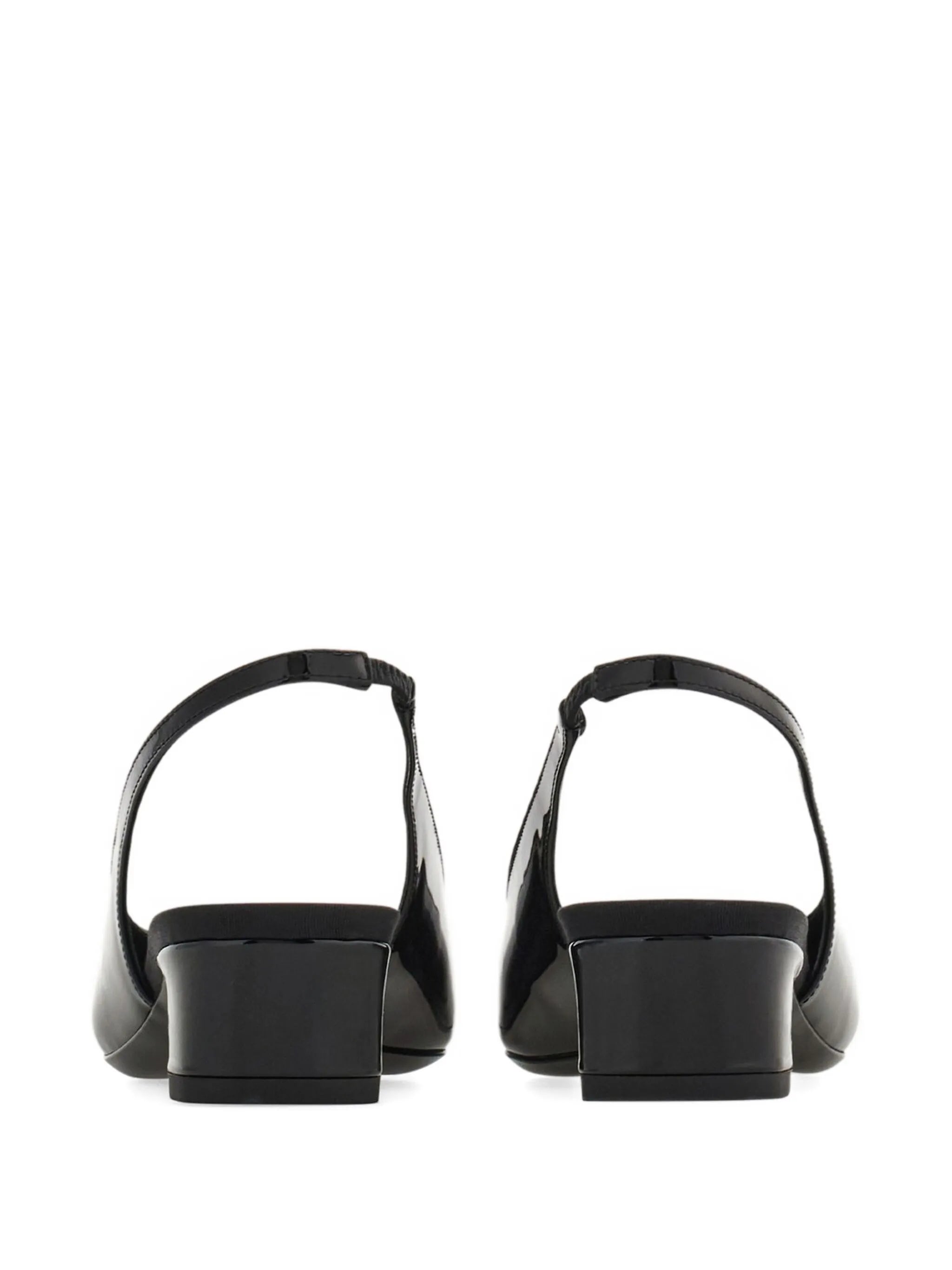 30mm cut-out slingback pumps
