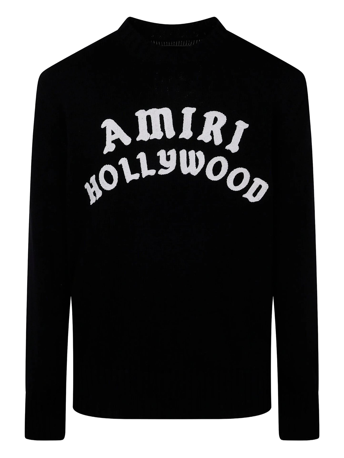 Hollywood logo-embroidered knit sweater