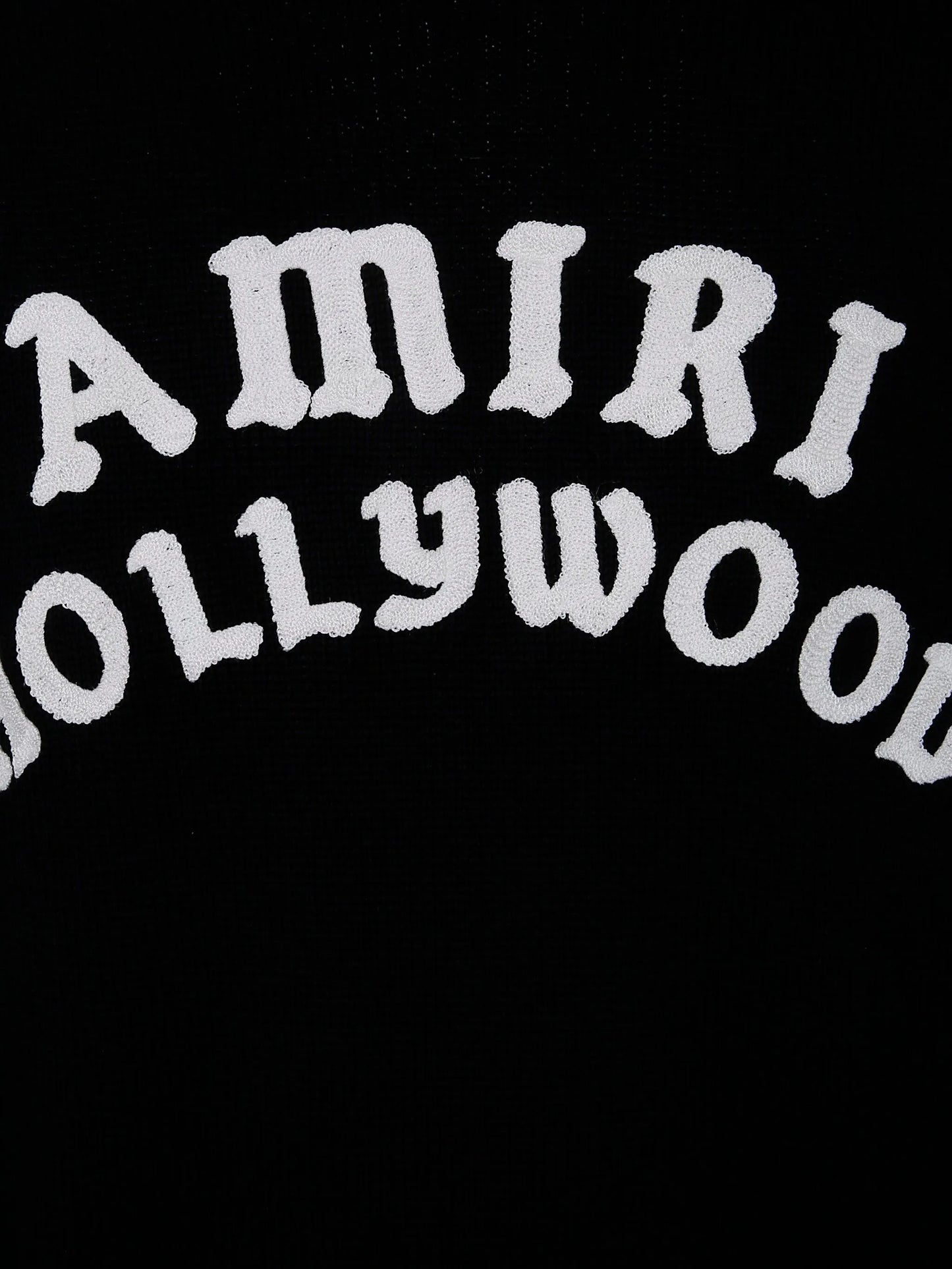 Hollywood logo-embroidered knit sweater