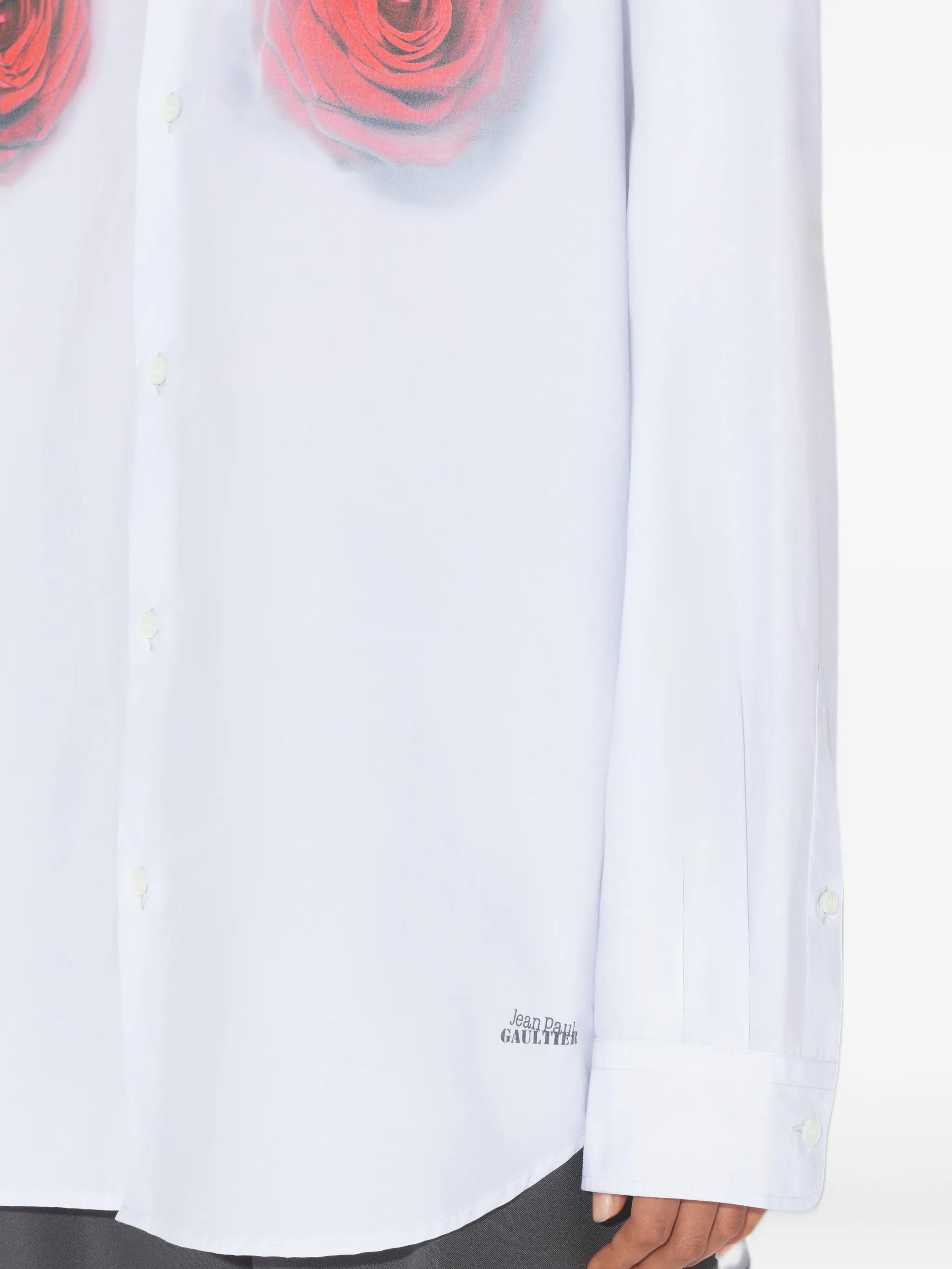 The Red Blurry Roses shirt