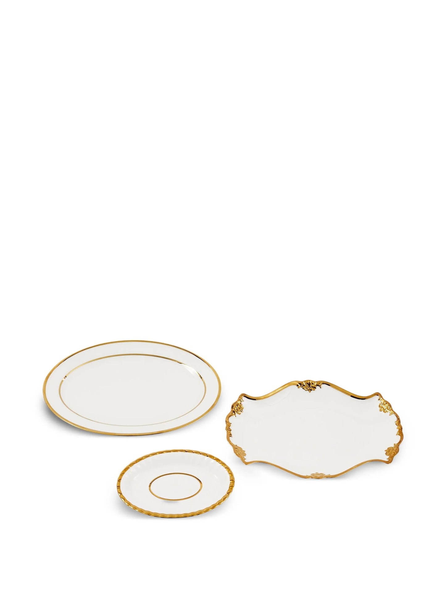Golden Finds serving set