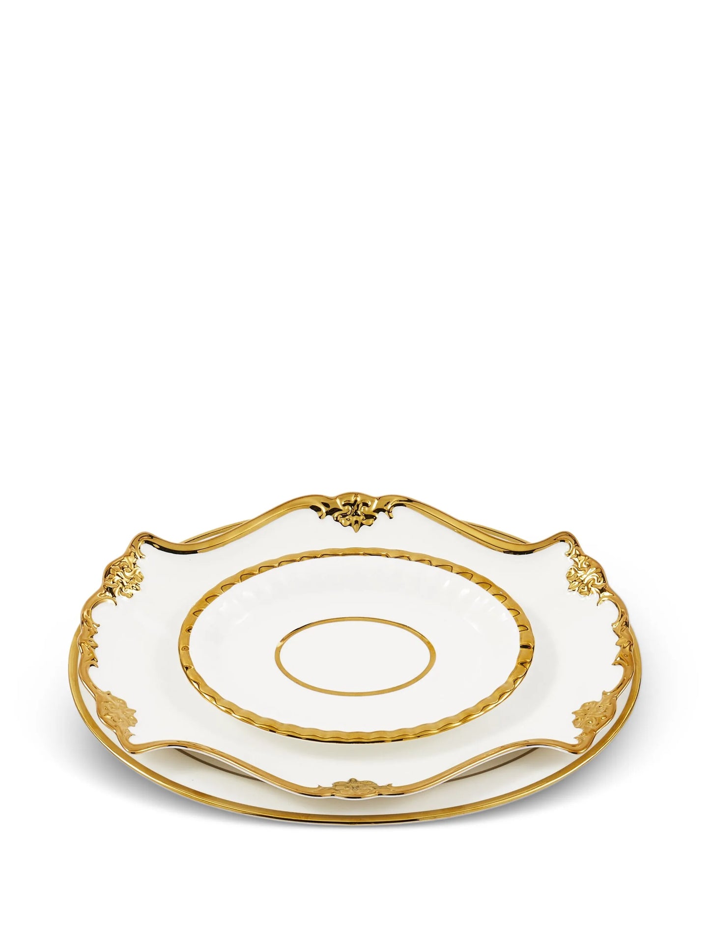 Golden Finds serving set