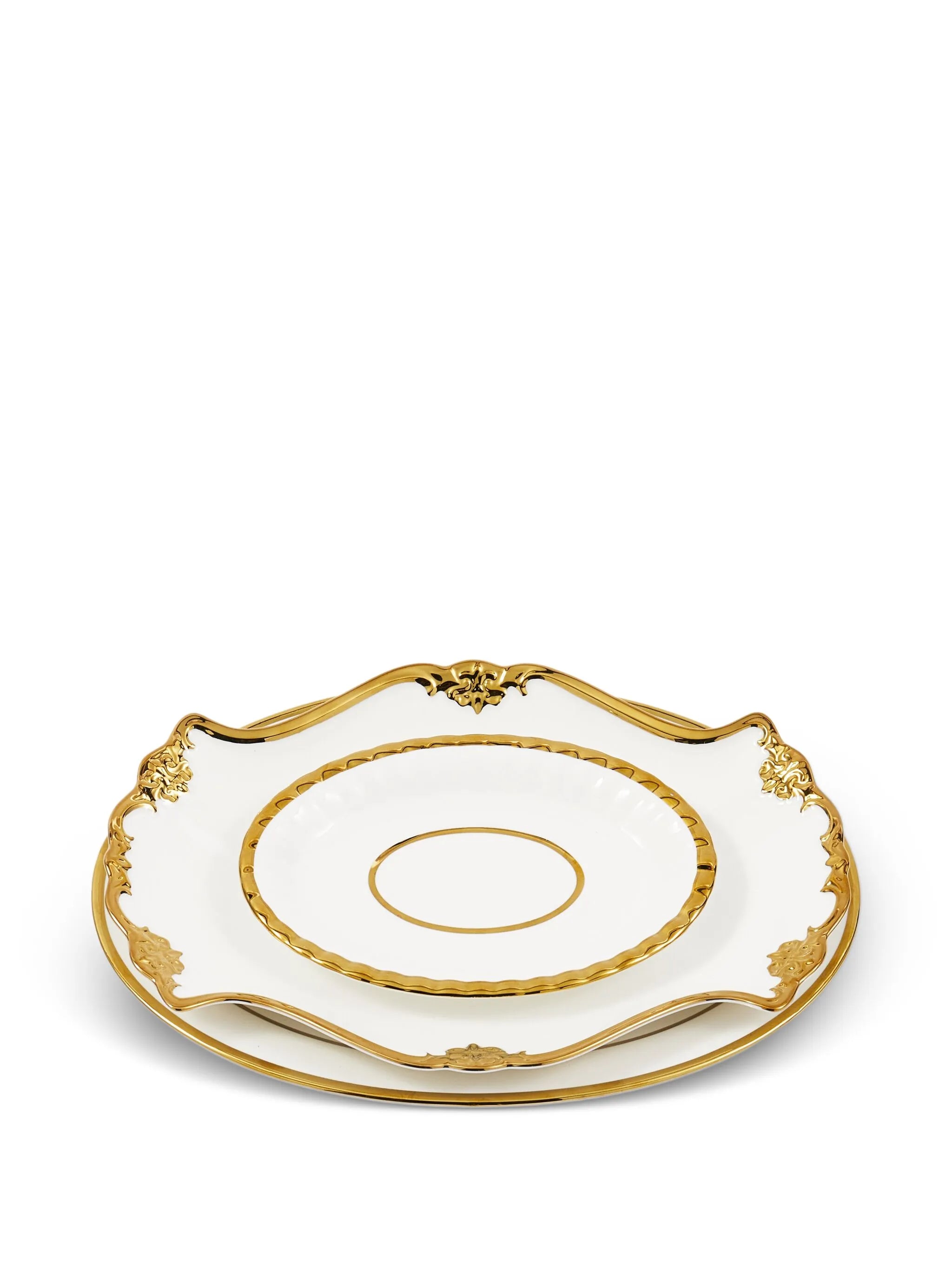 Golden Finds serving set