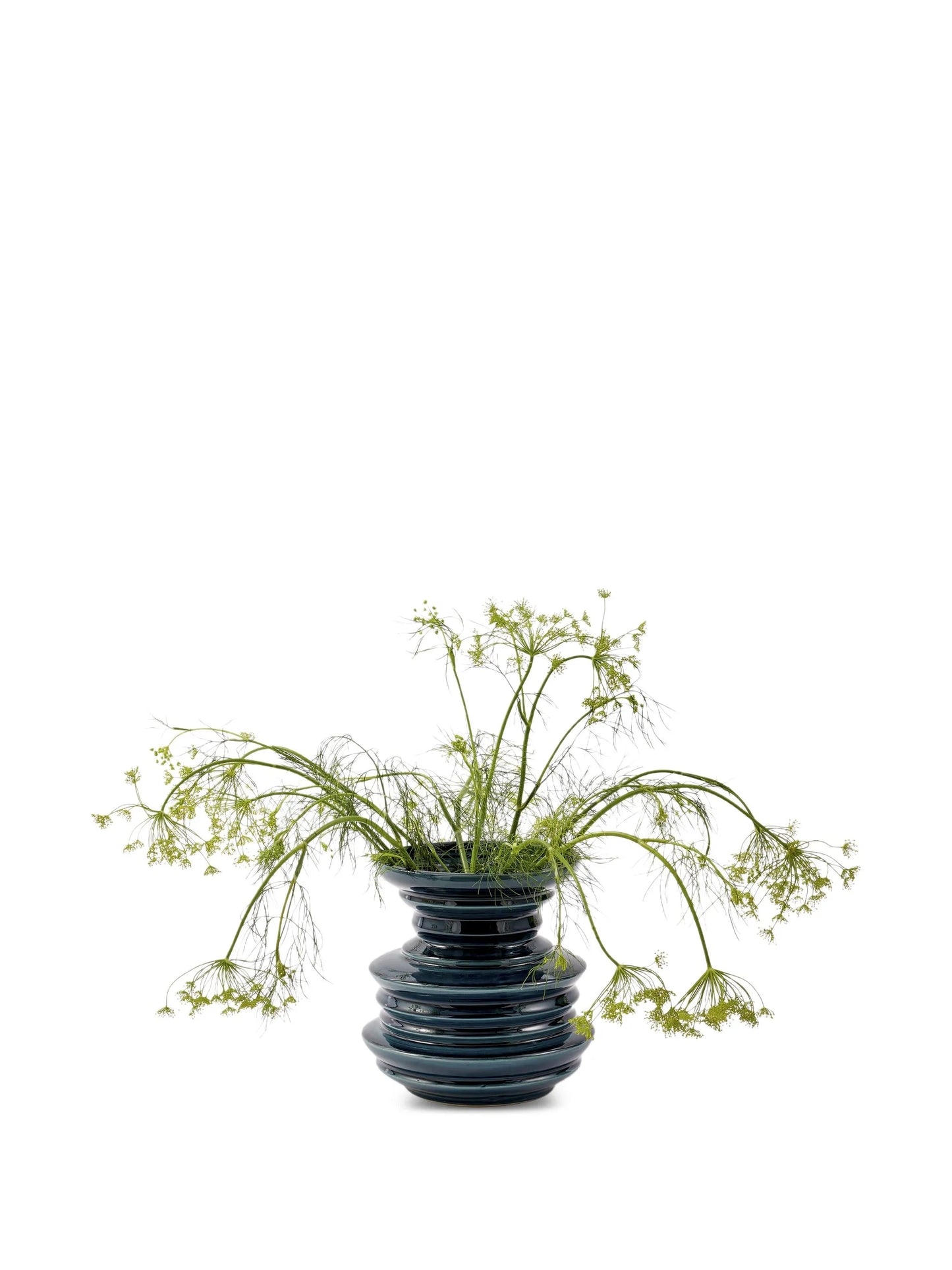 Stacked Plates ceramic vase