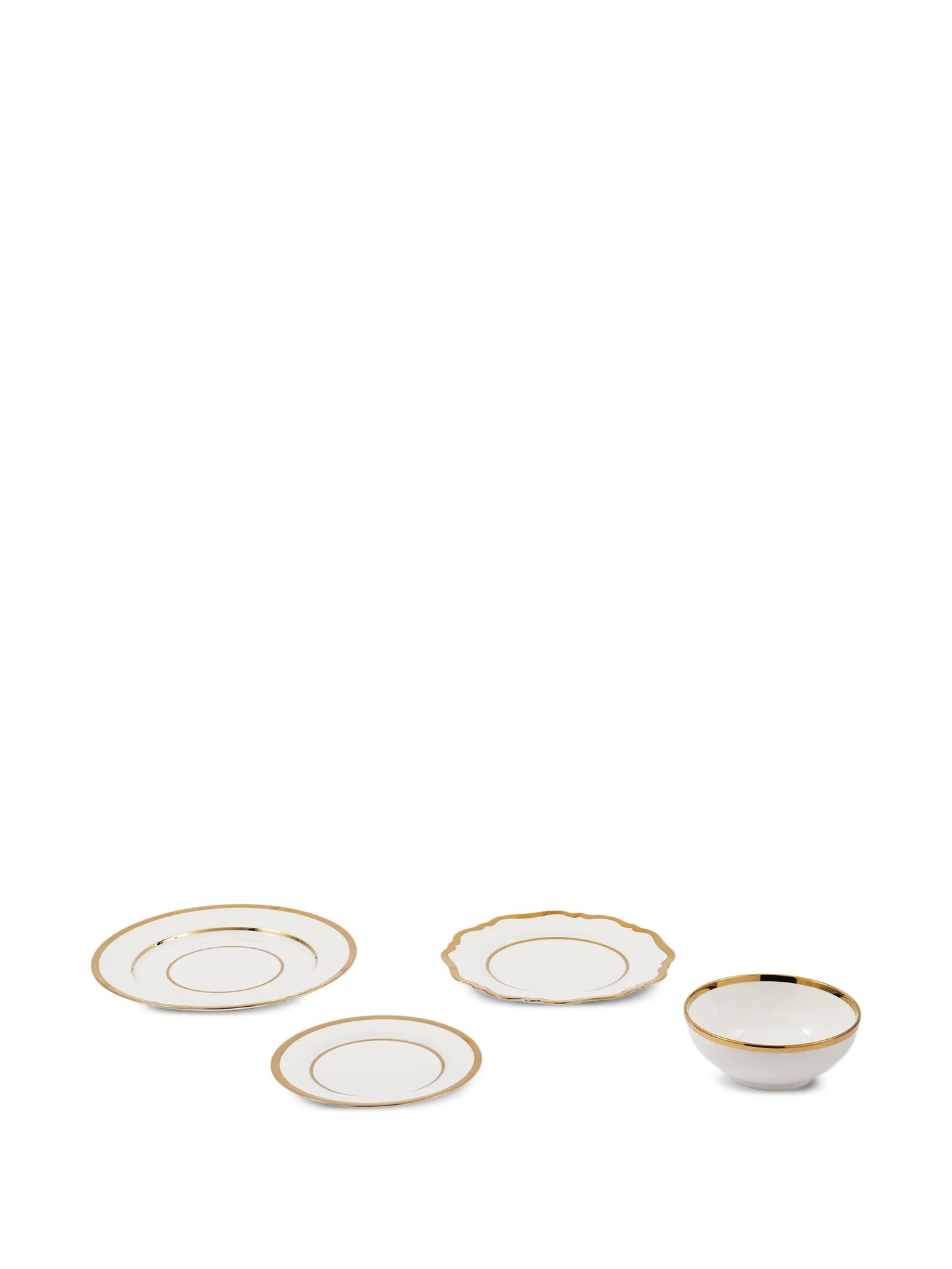 Golden Finds dinnerware set (four-piece-set)