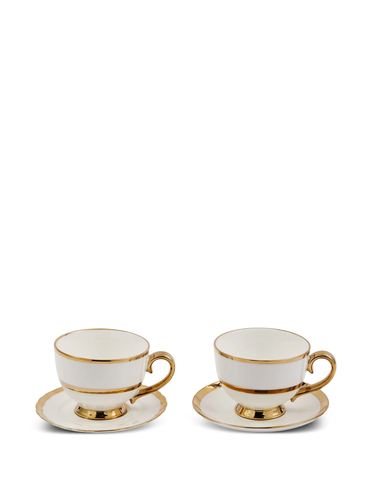 Golden Finds porcelain teacups (set of two)
