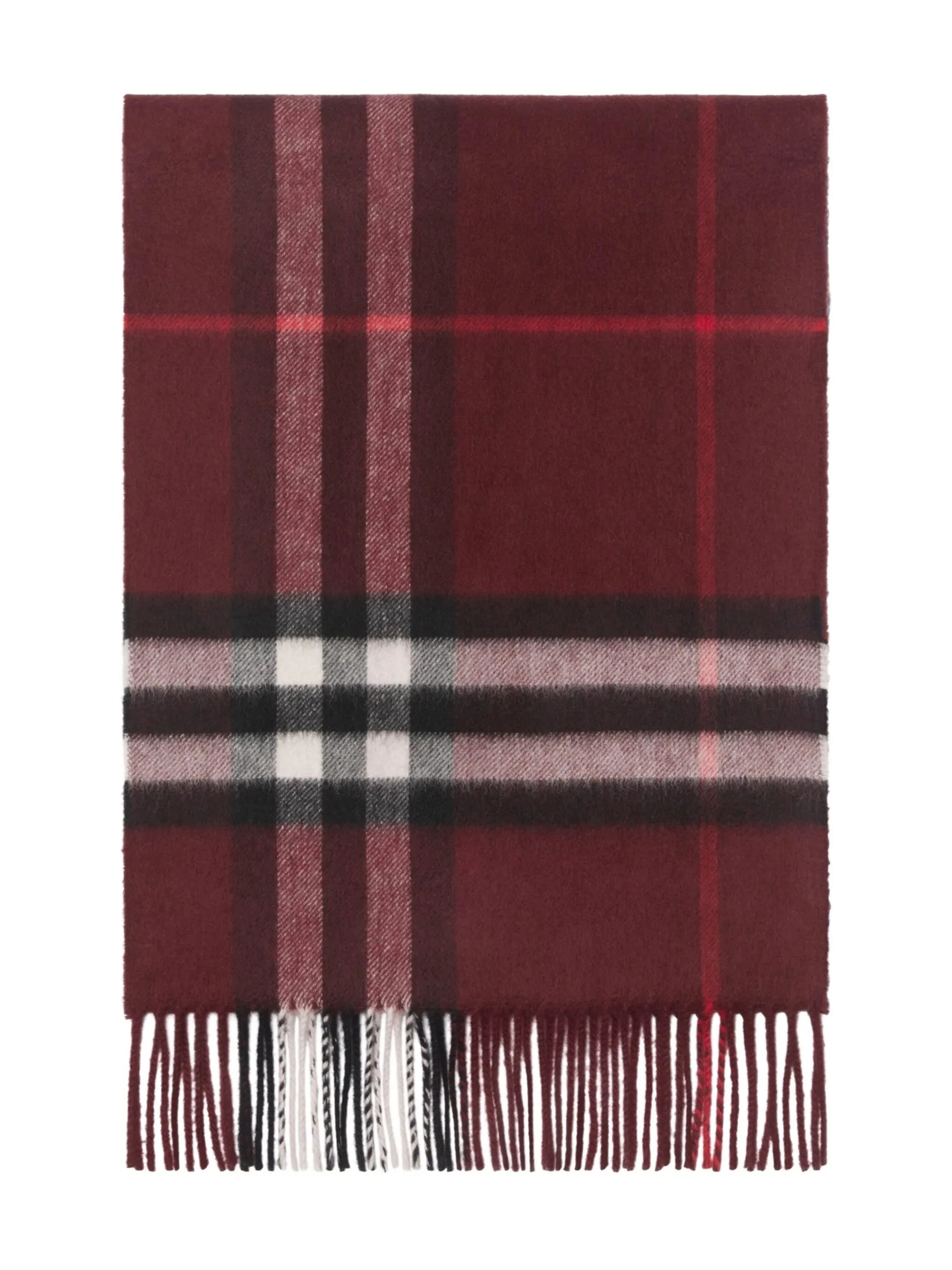 checked cashmere scarf