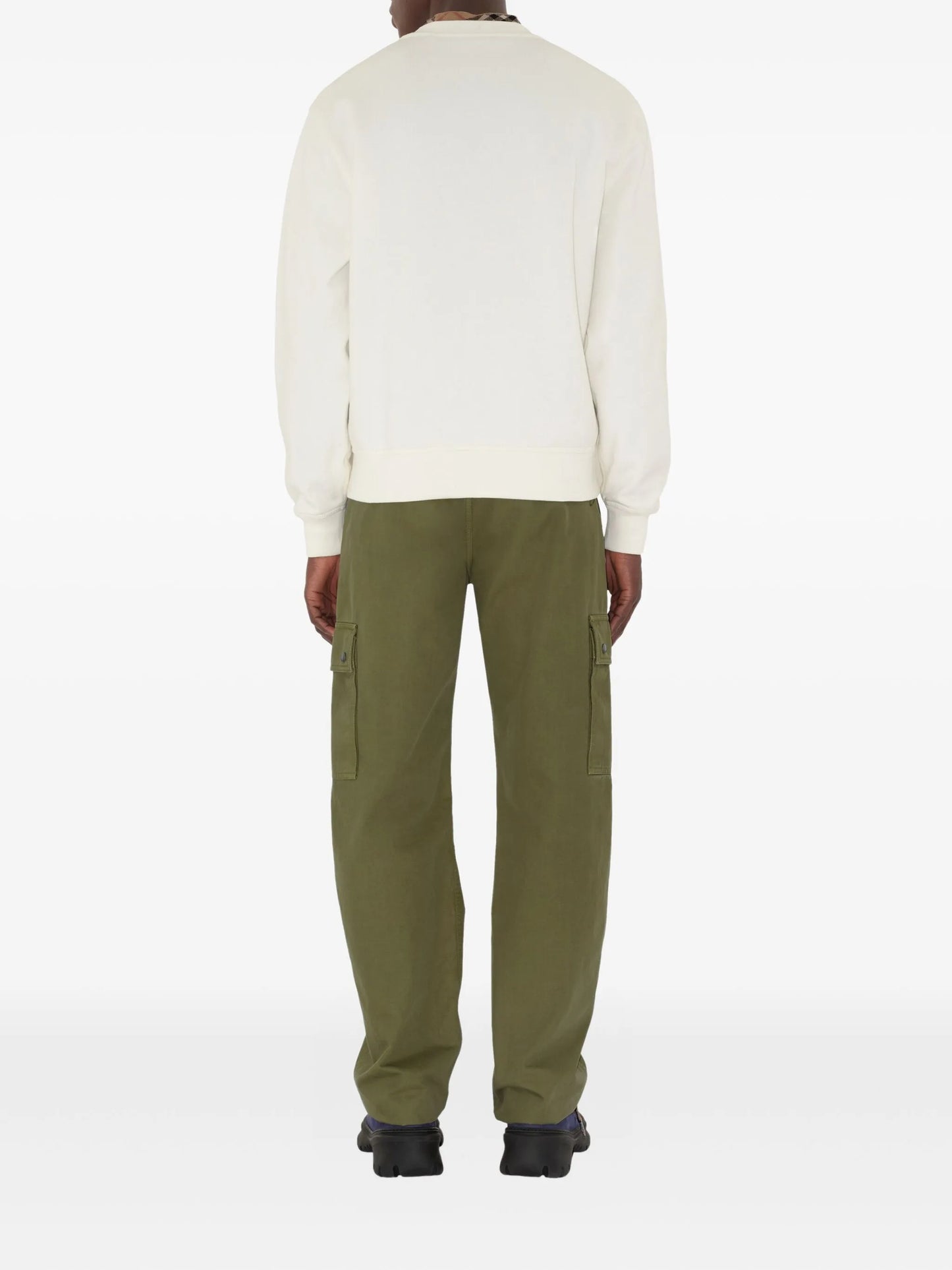 cotton-blend sweatshirt