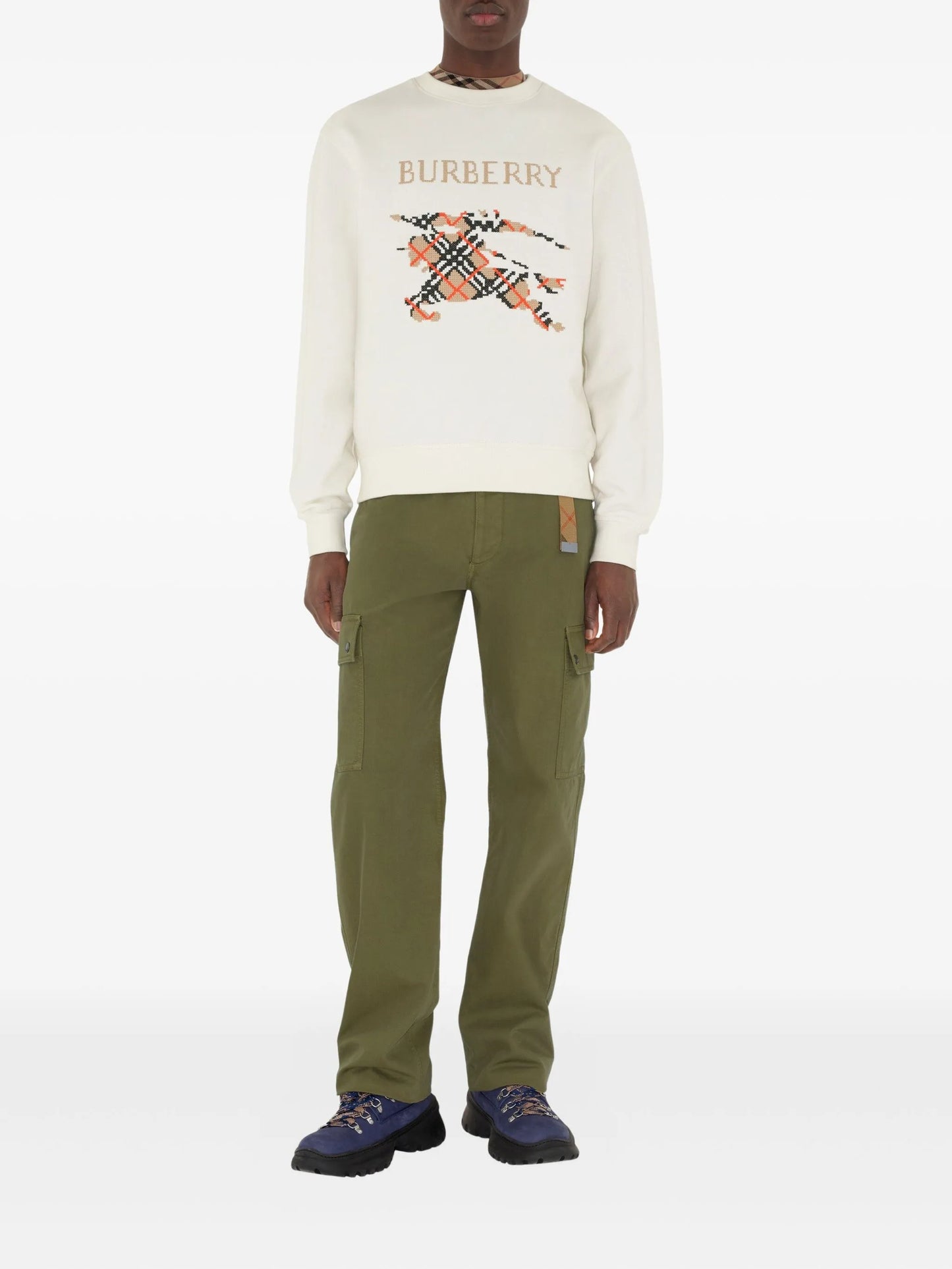 cotton-blend sweatshirt