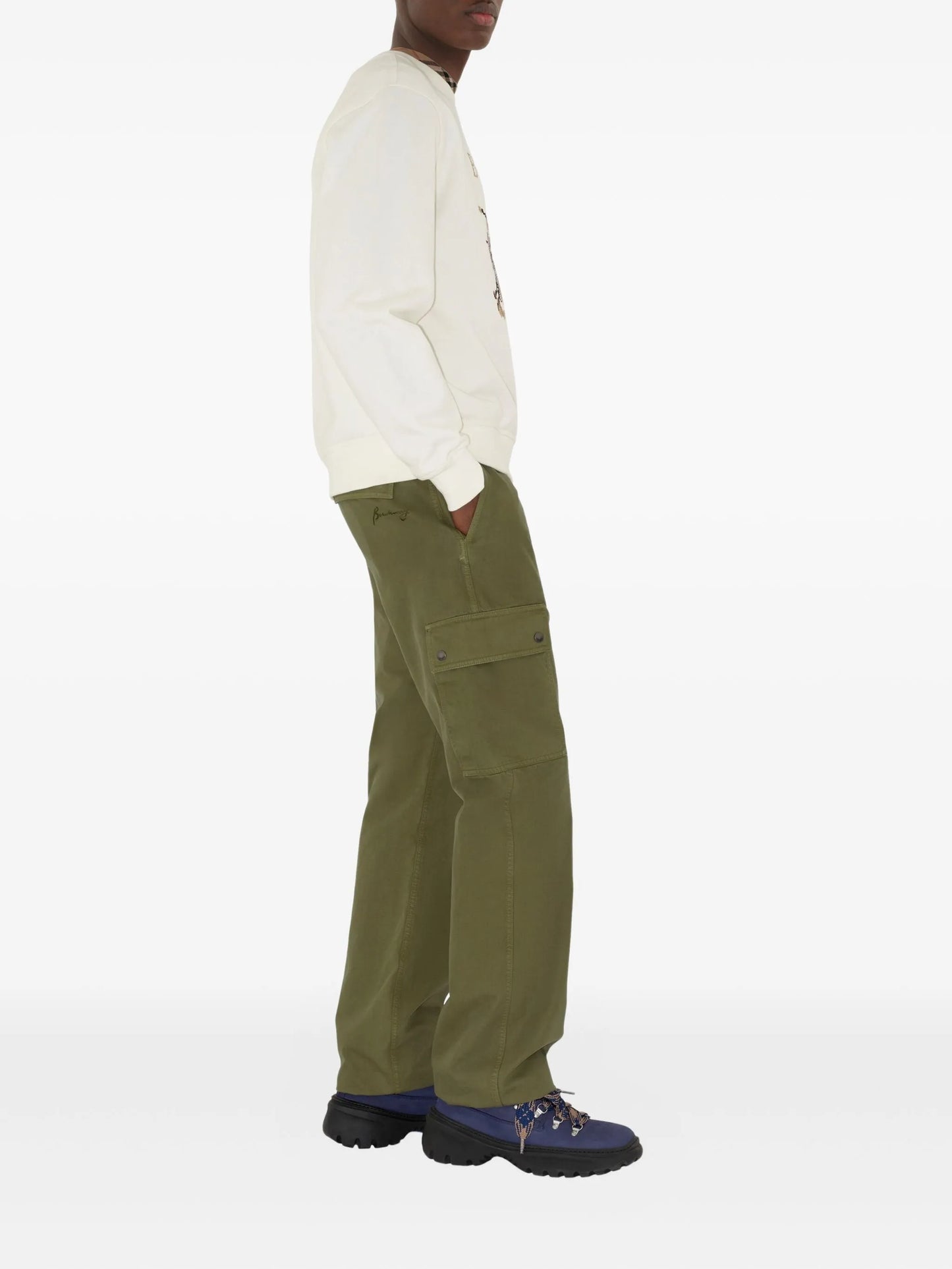 cotton-blend sweatshirt