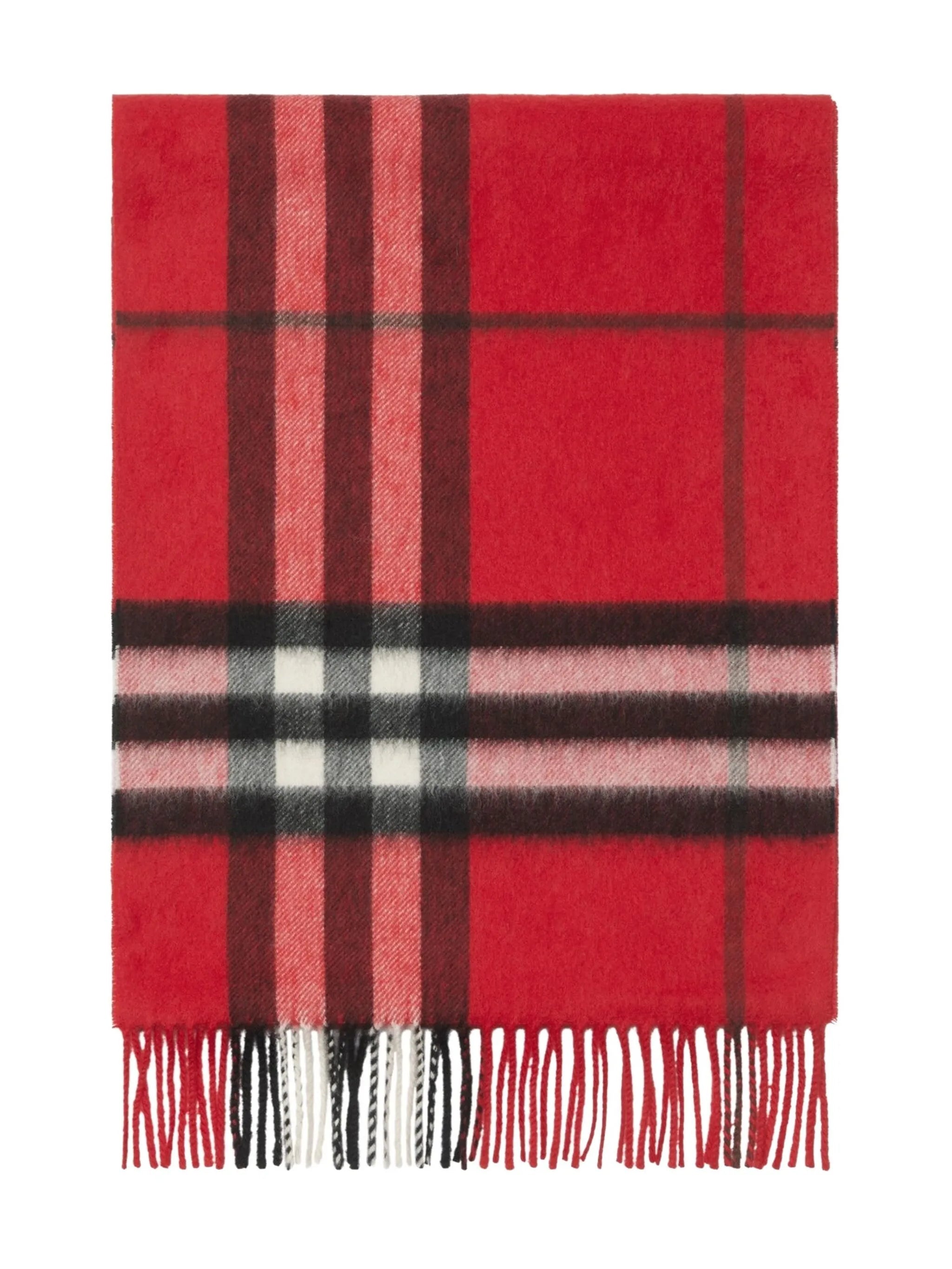 checked cashmere scarf