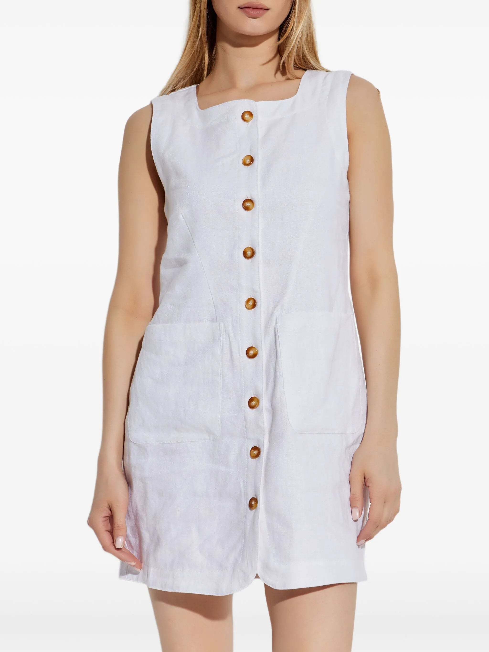 linen mini dress