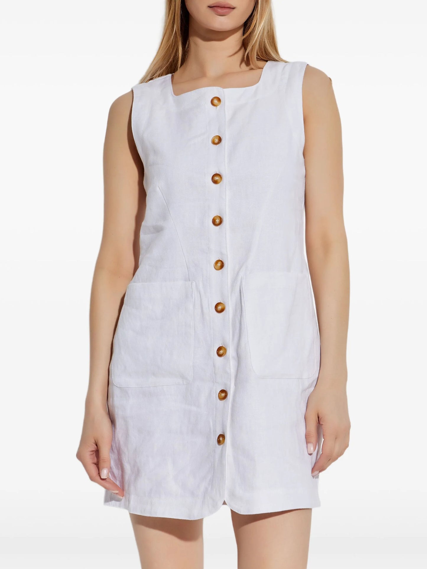 linen mini dress