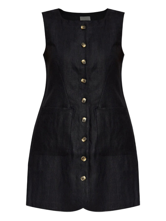 linen mini dress