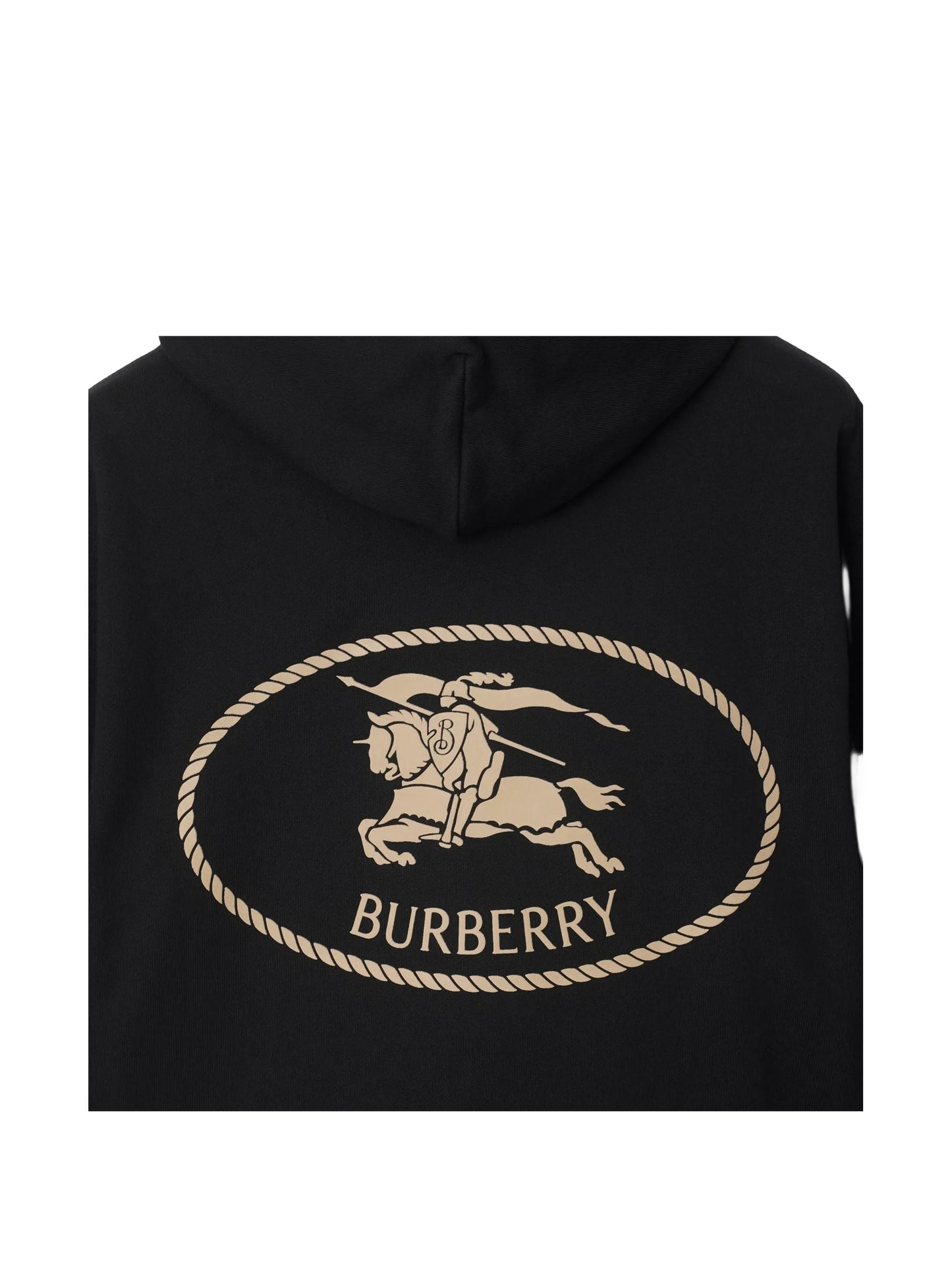Knight stamp cotton hoodie