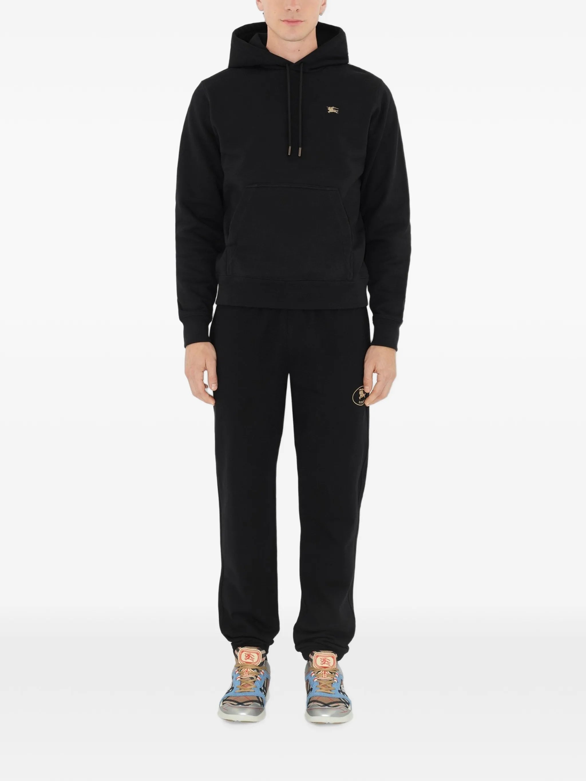 Knight stamp cotton hoodie