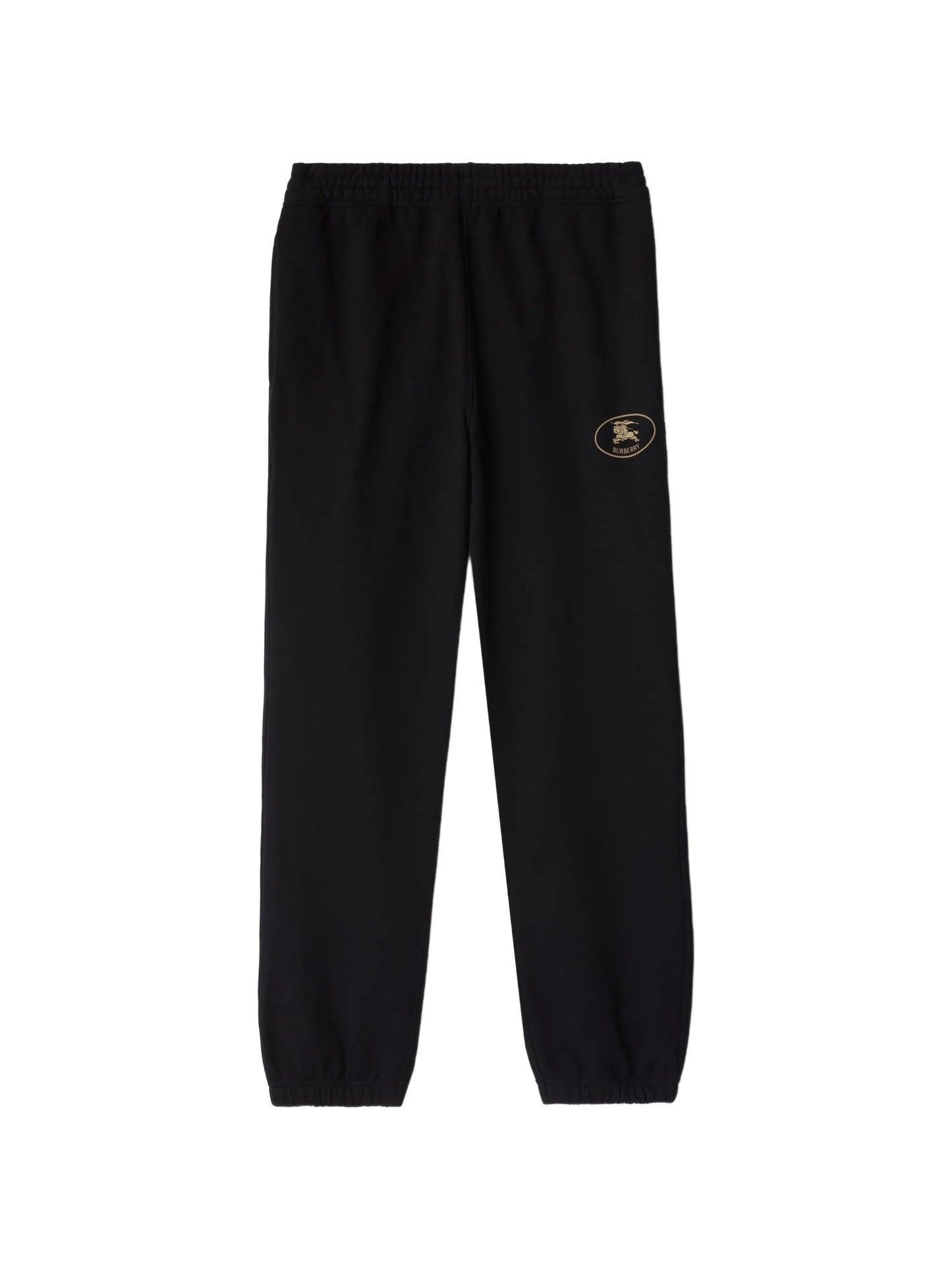Knight-stamp cotton track pants
