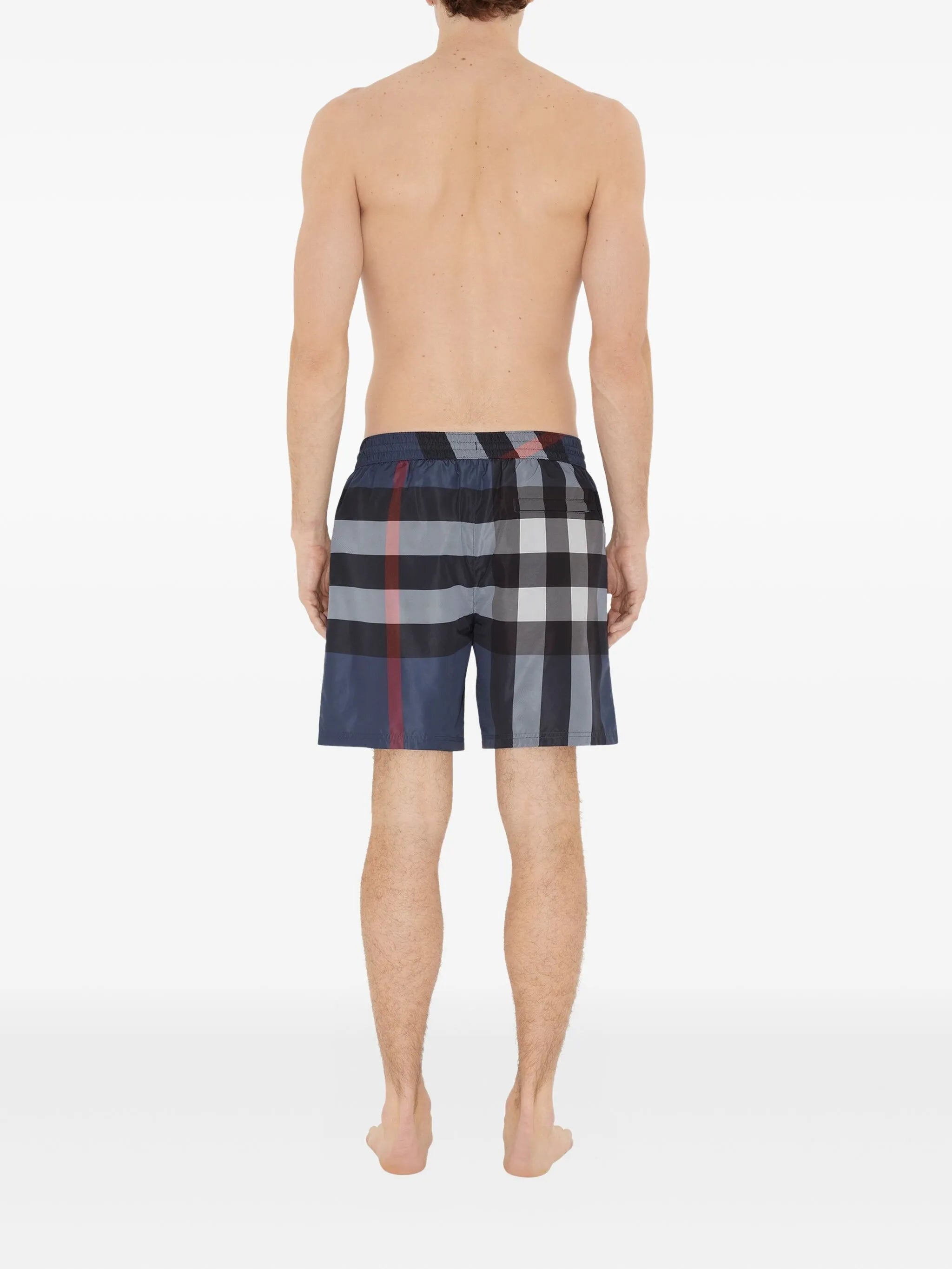 Check swim shorts