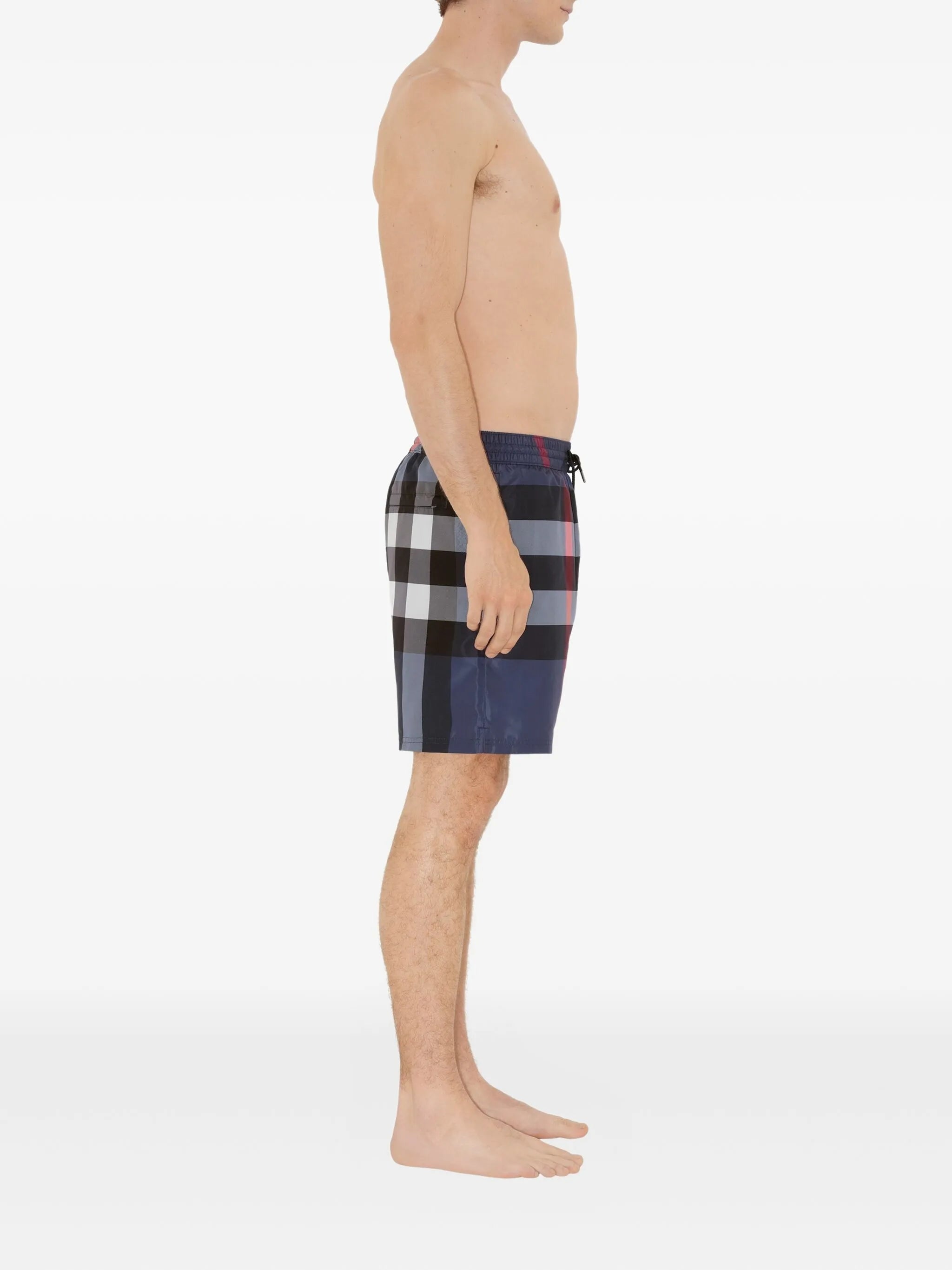 Check swim shorts