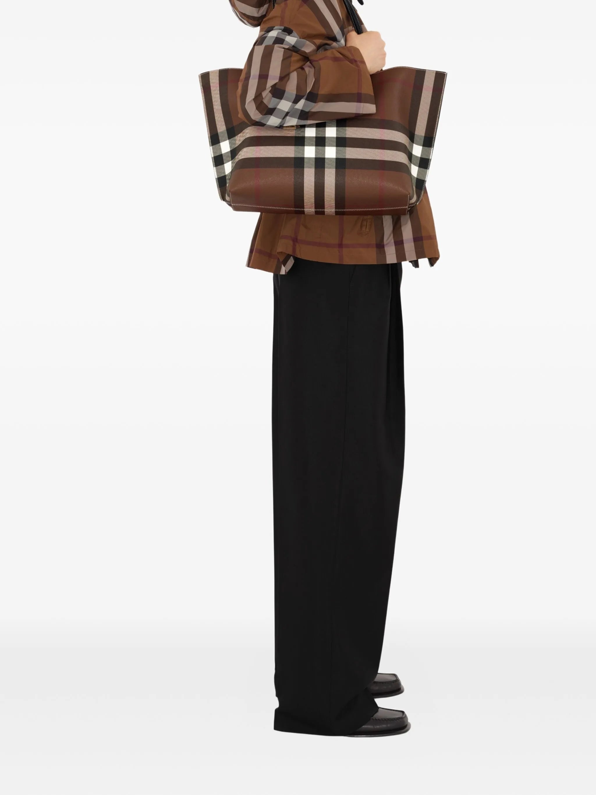 medium Check tote