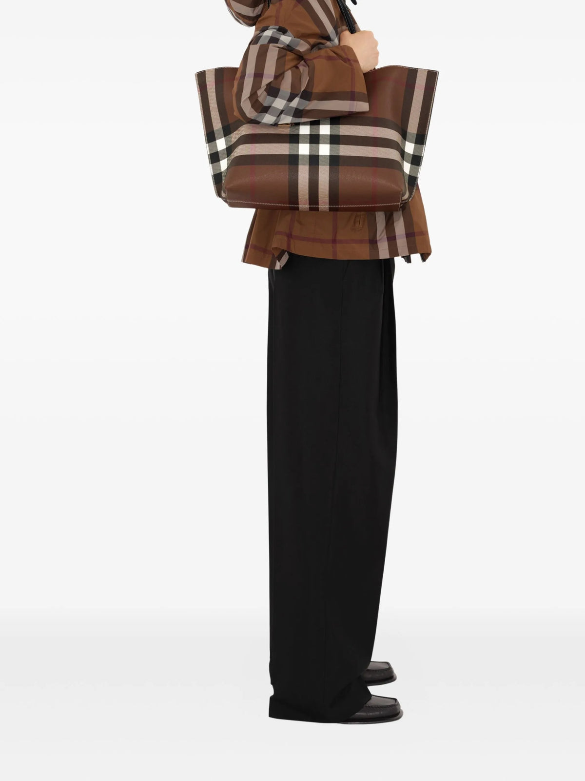 medium Check tote