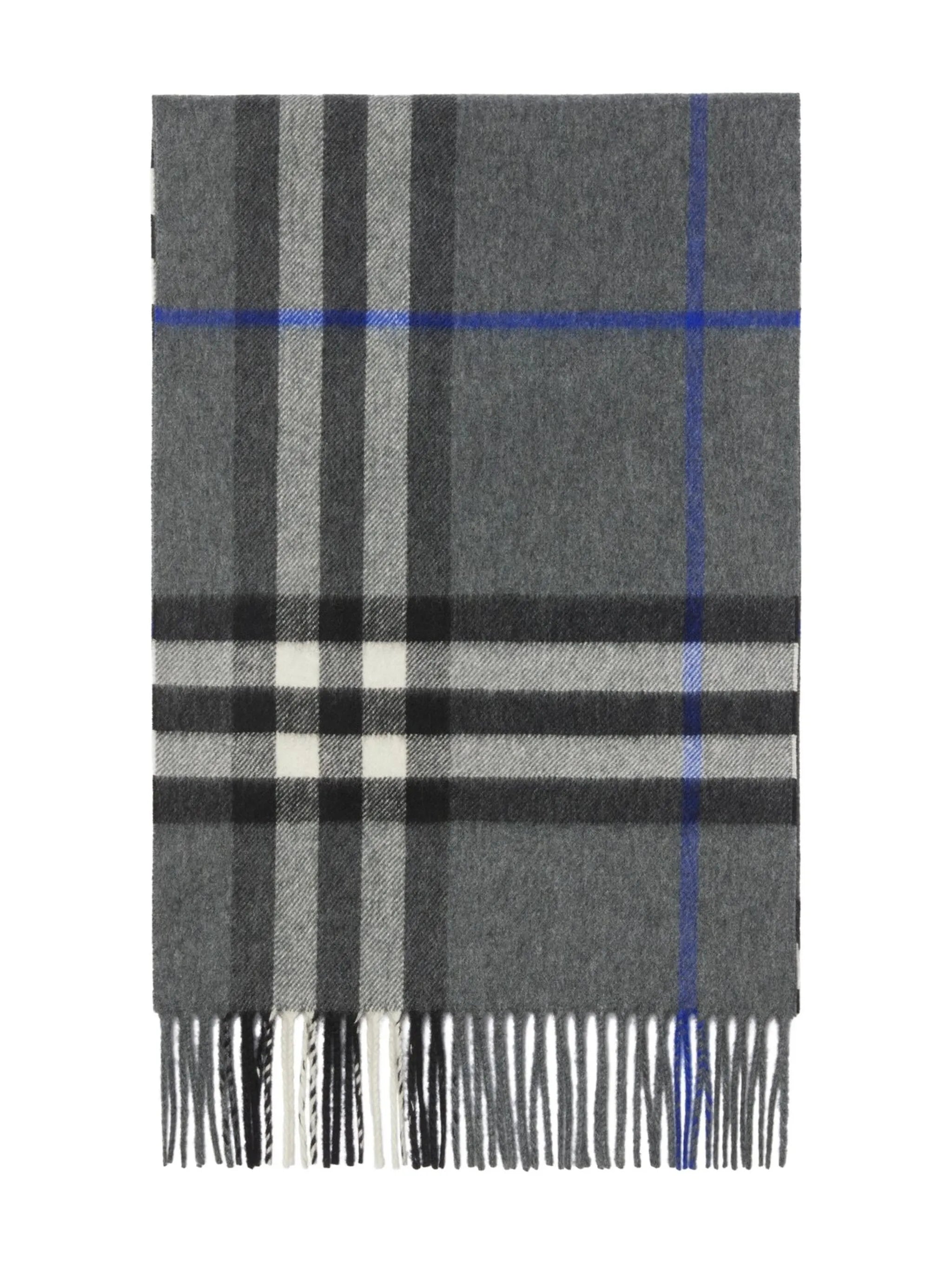 checked cashmere scarf
