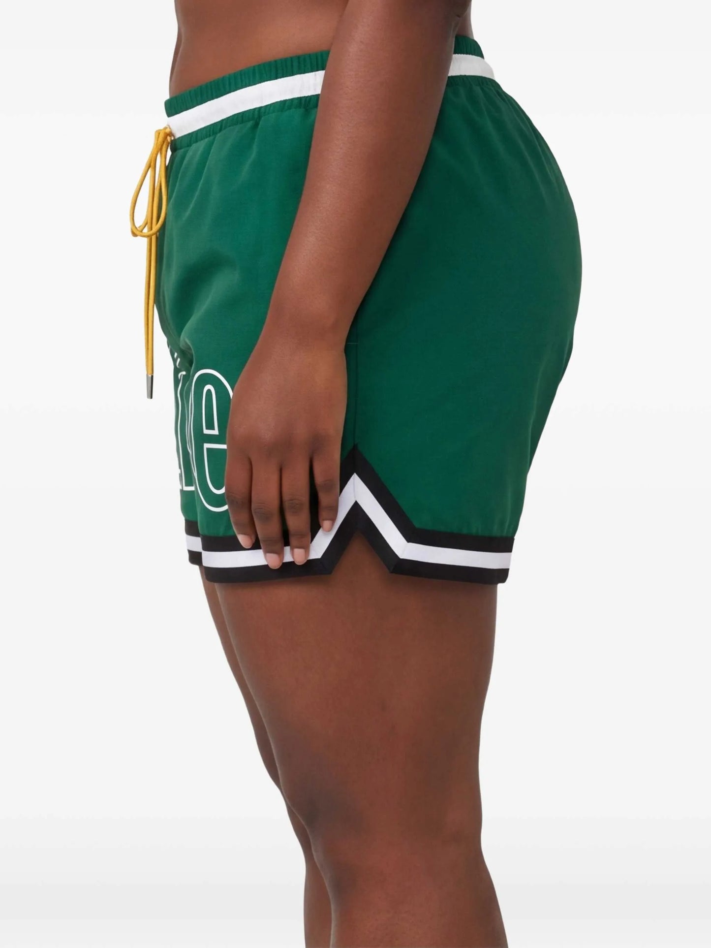 logo swim shorts
