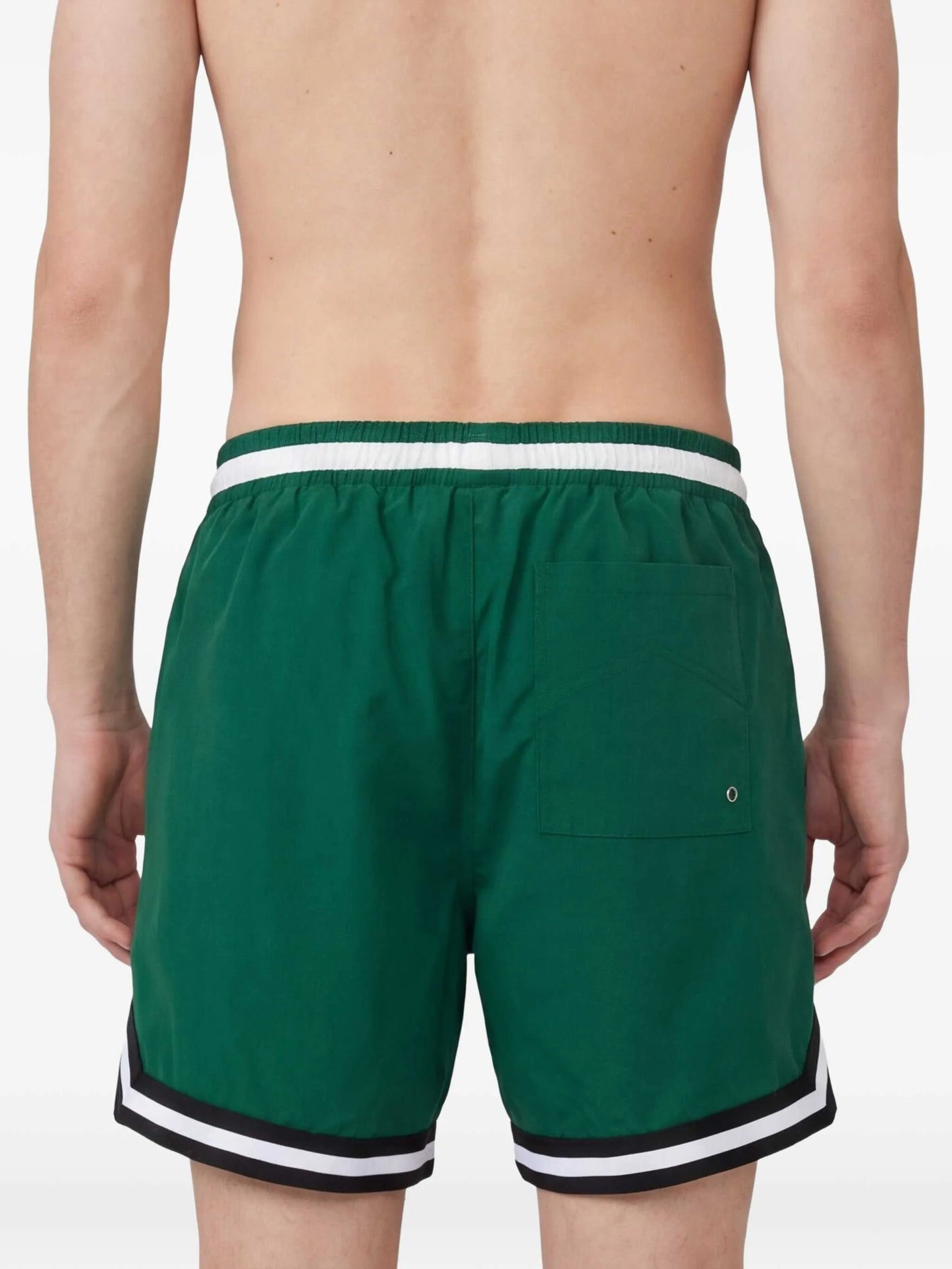logo swim shorts