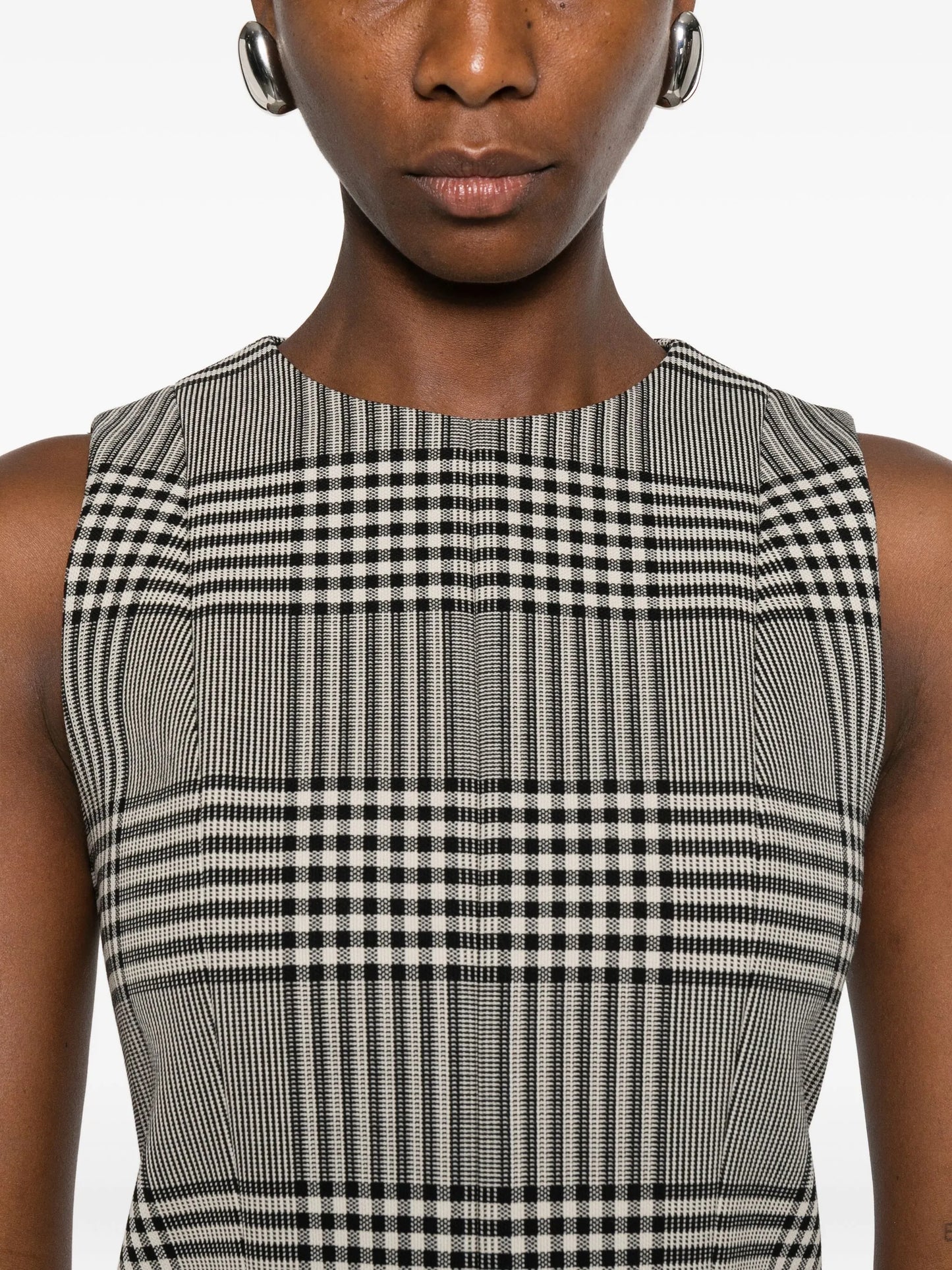 The Sophie checked mini dress