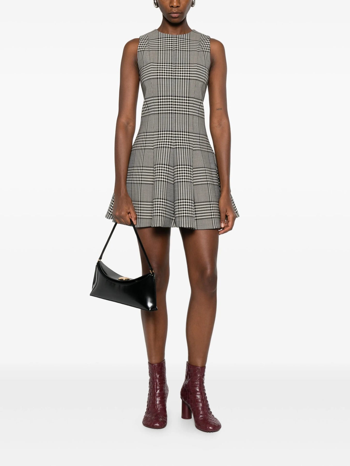 The Sophie checked mini dress