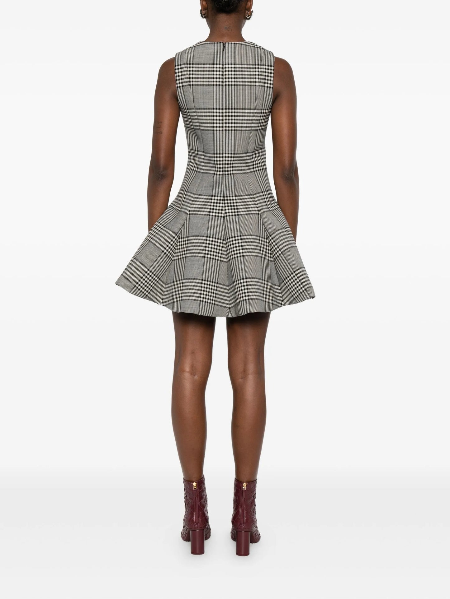 The Sophie checked mini dress