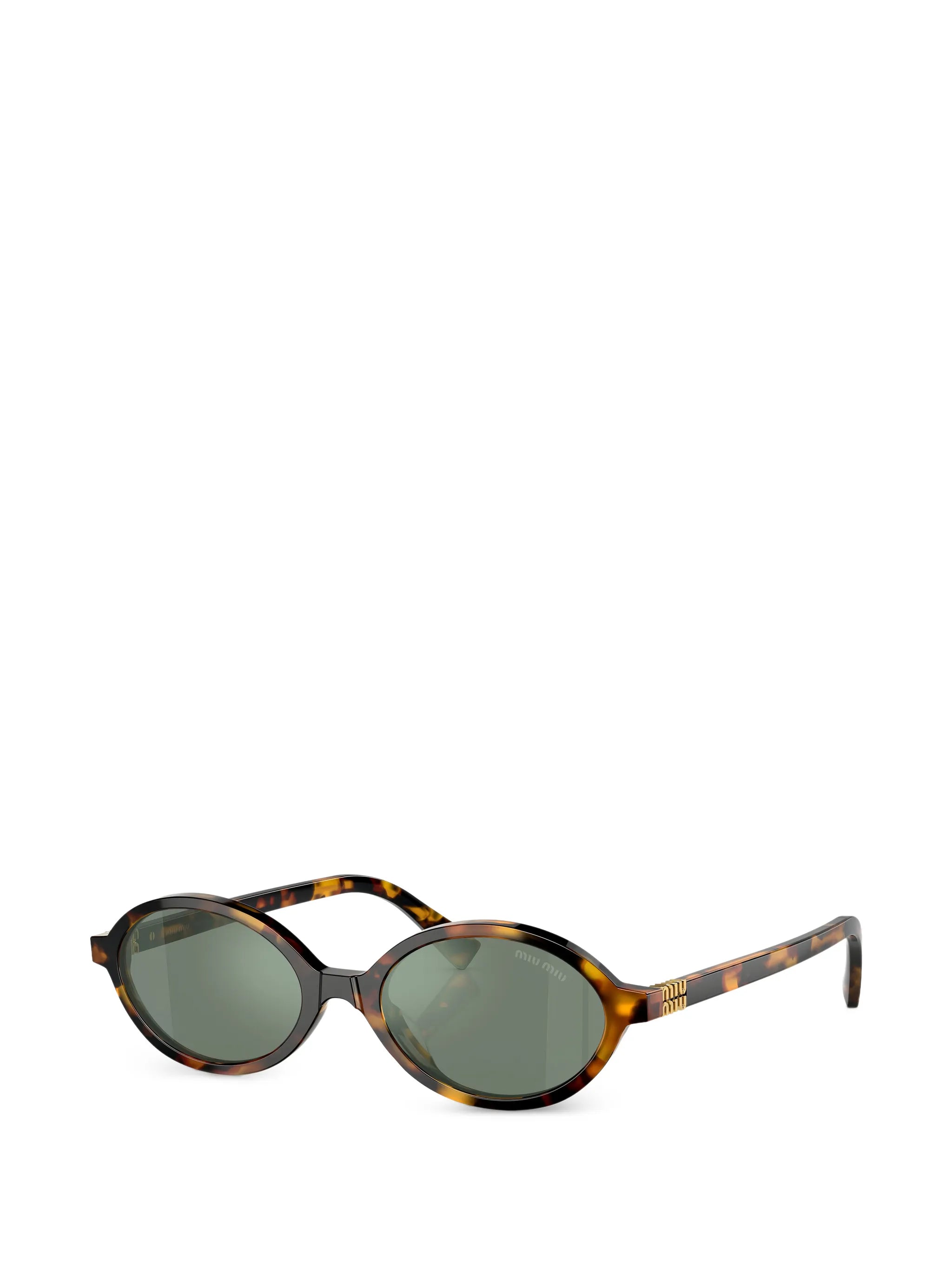 oval-frame sunglasses