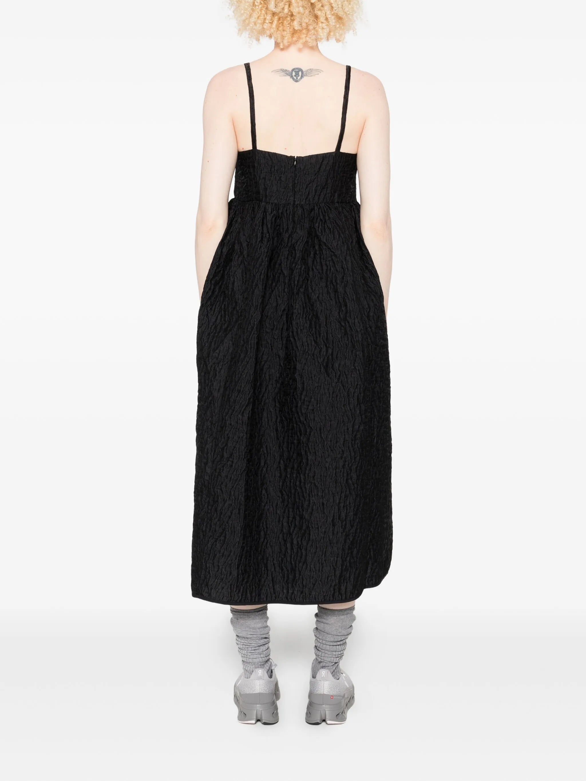 Ambra bow-detail midi dress