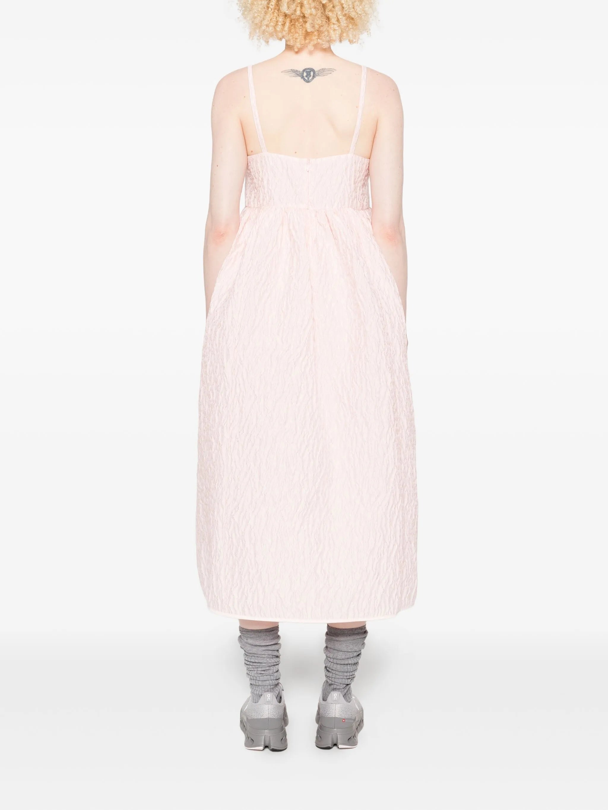 Ambra bow-detail midi dress