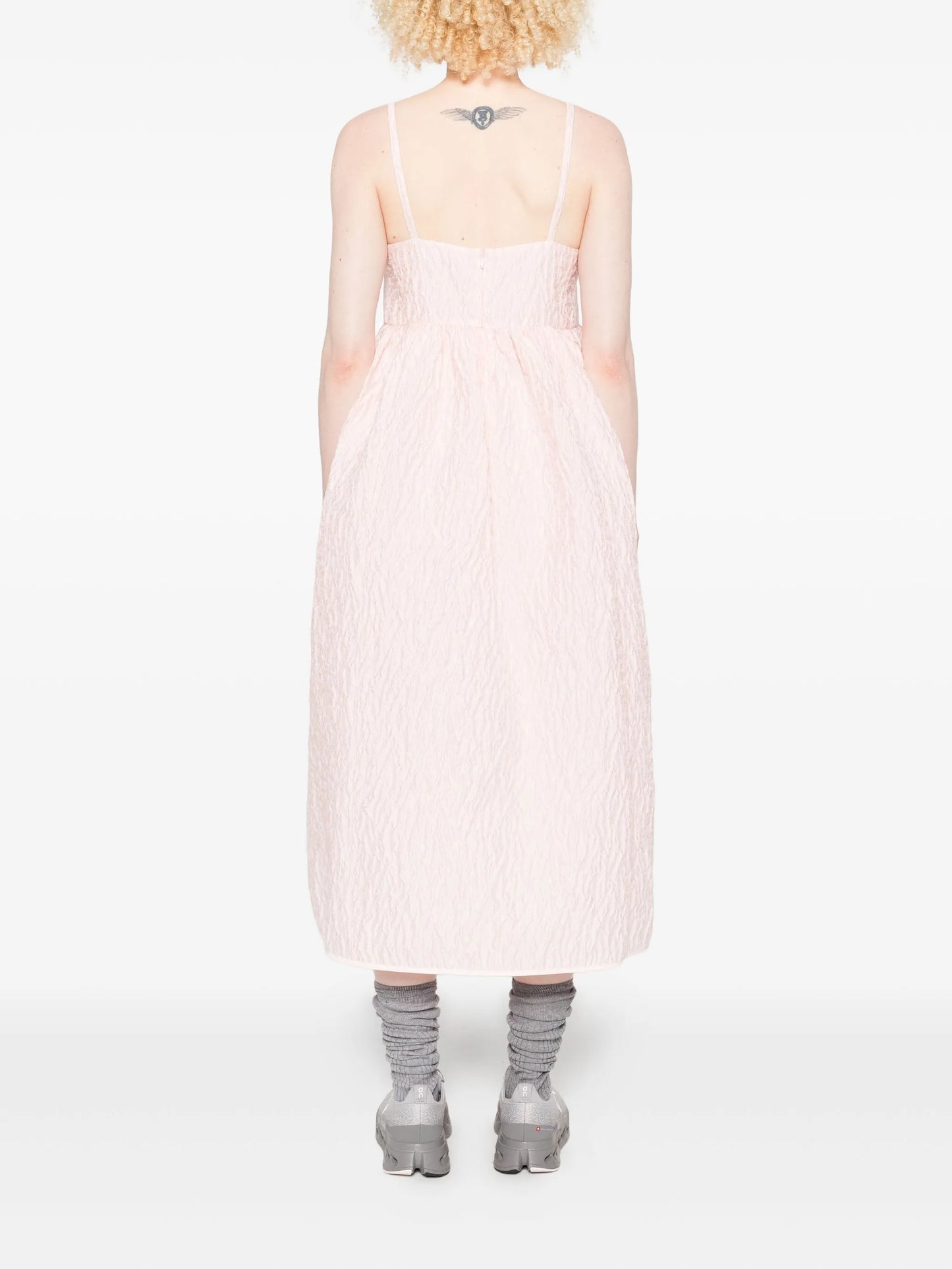 Ambra bow-detail midi dress