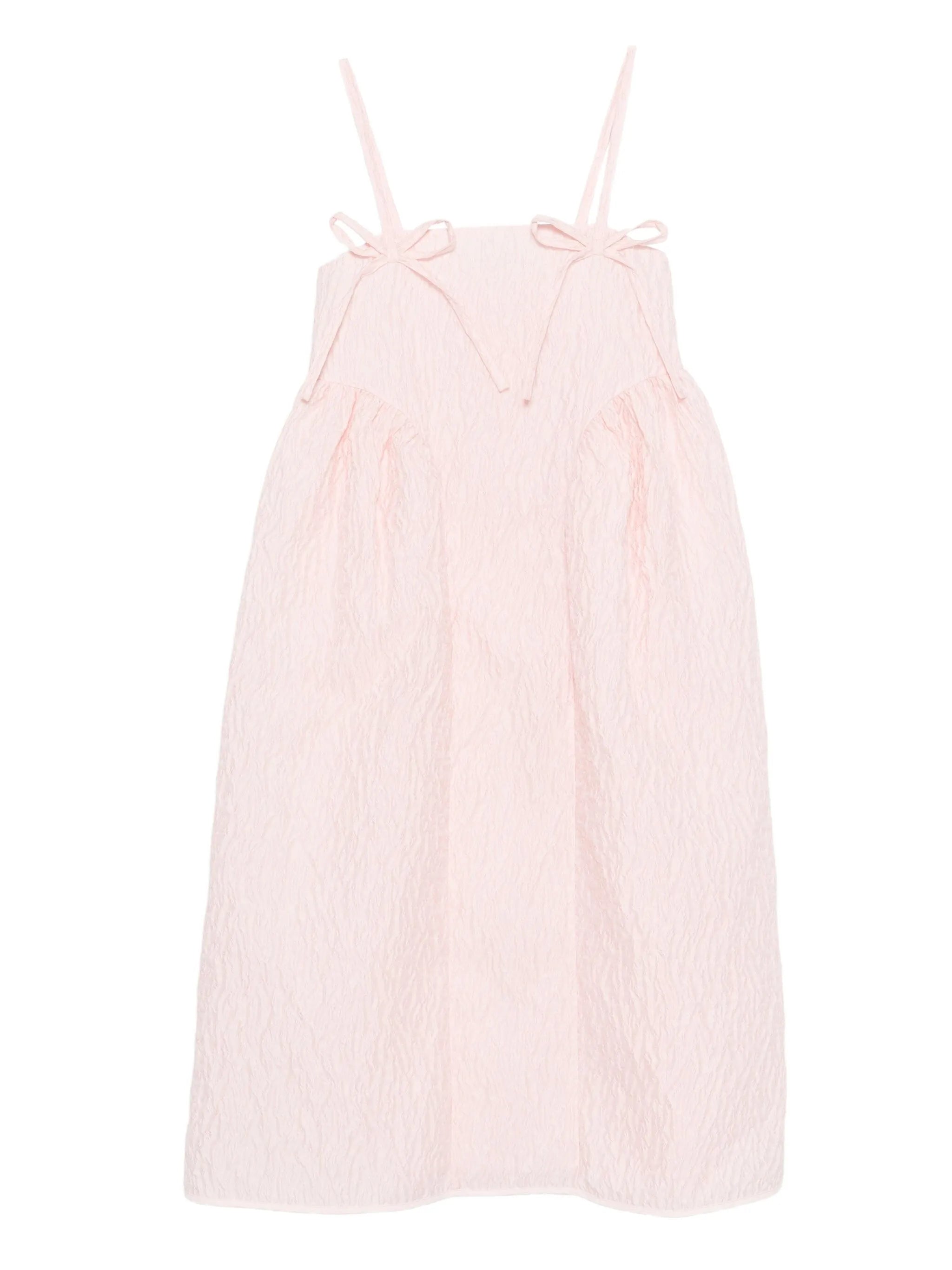 Ambra bow-detail midi dress