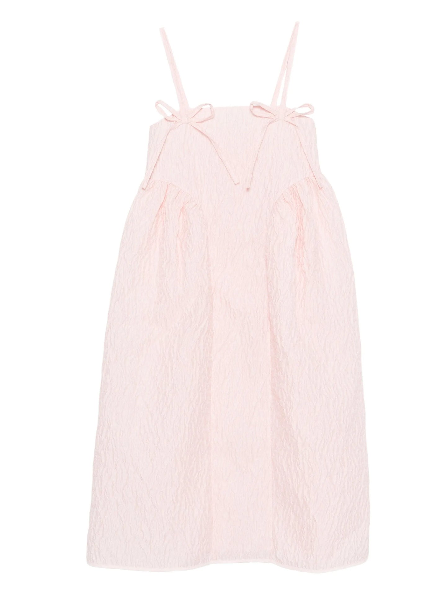 Ambra bow-detail midi dress