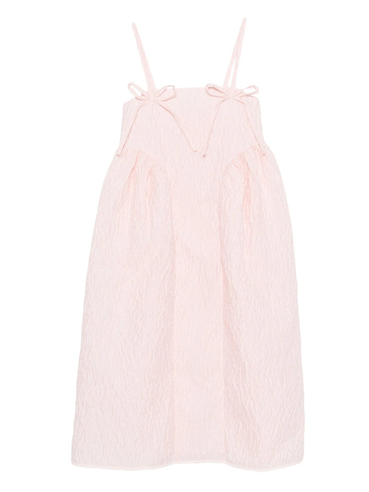 Ambra bow-detail midi dress