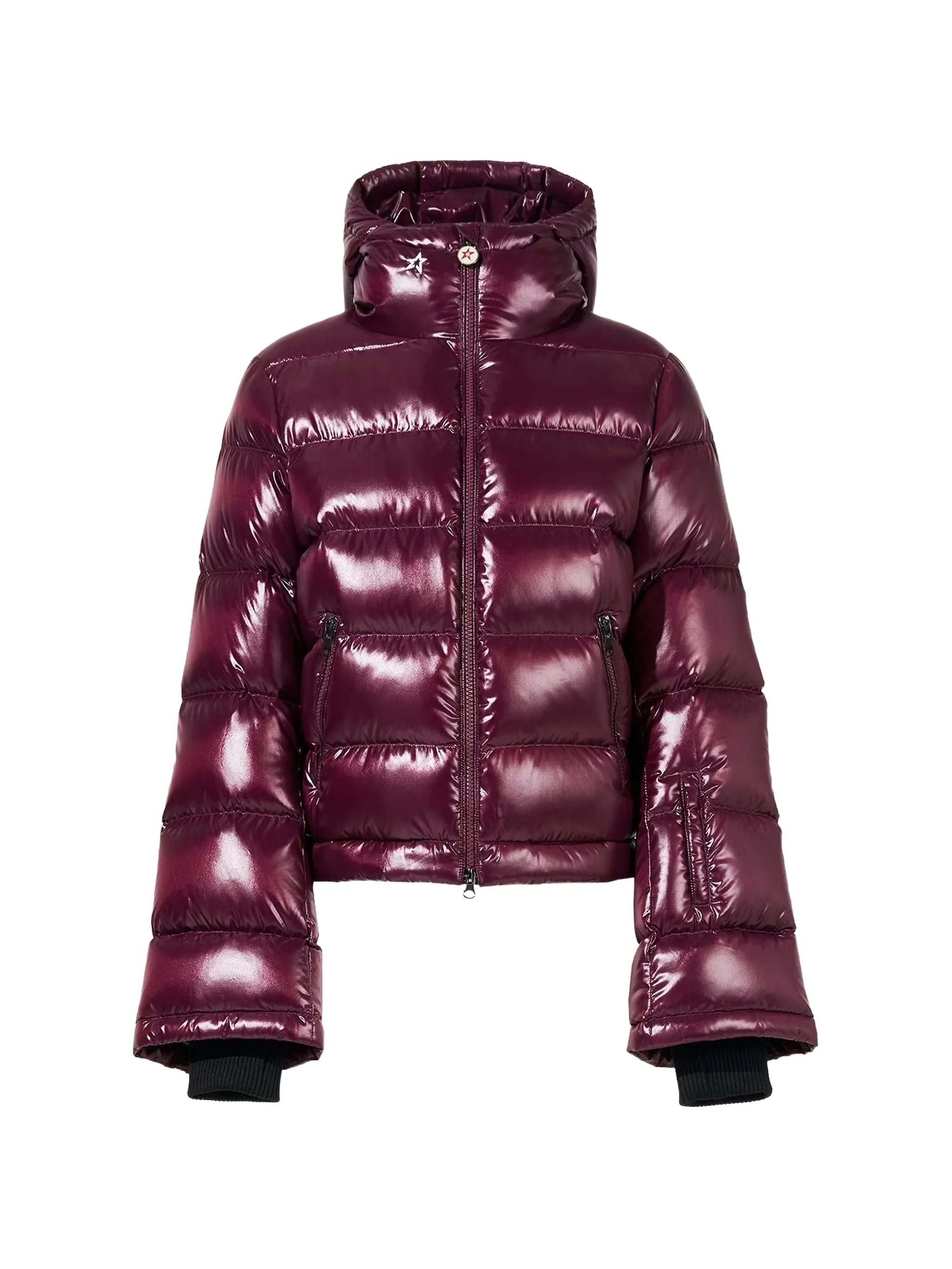 zip-up ski jacket