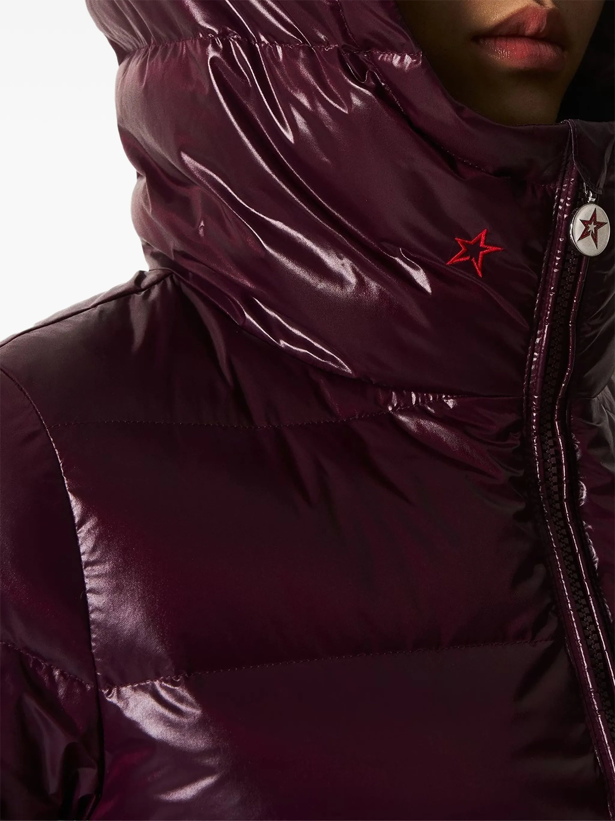 zip-up ski jacket