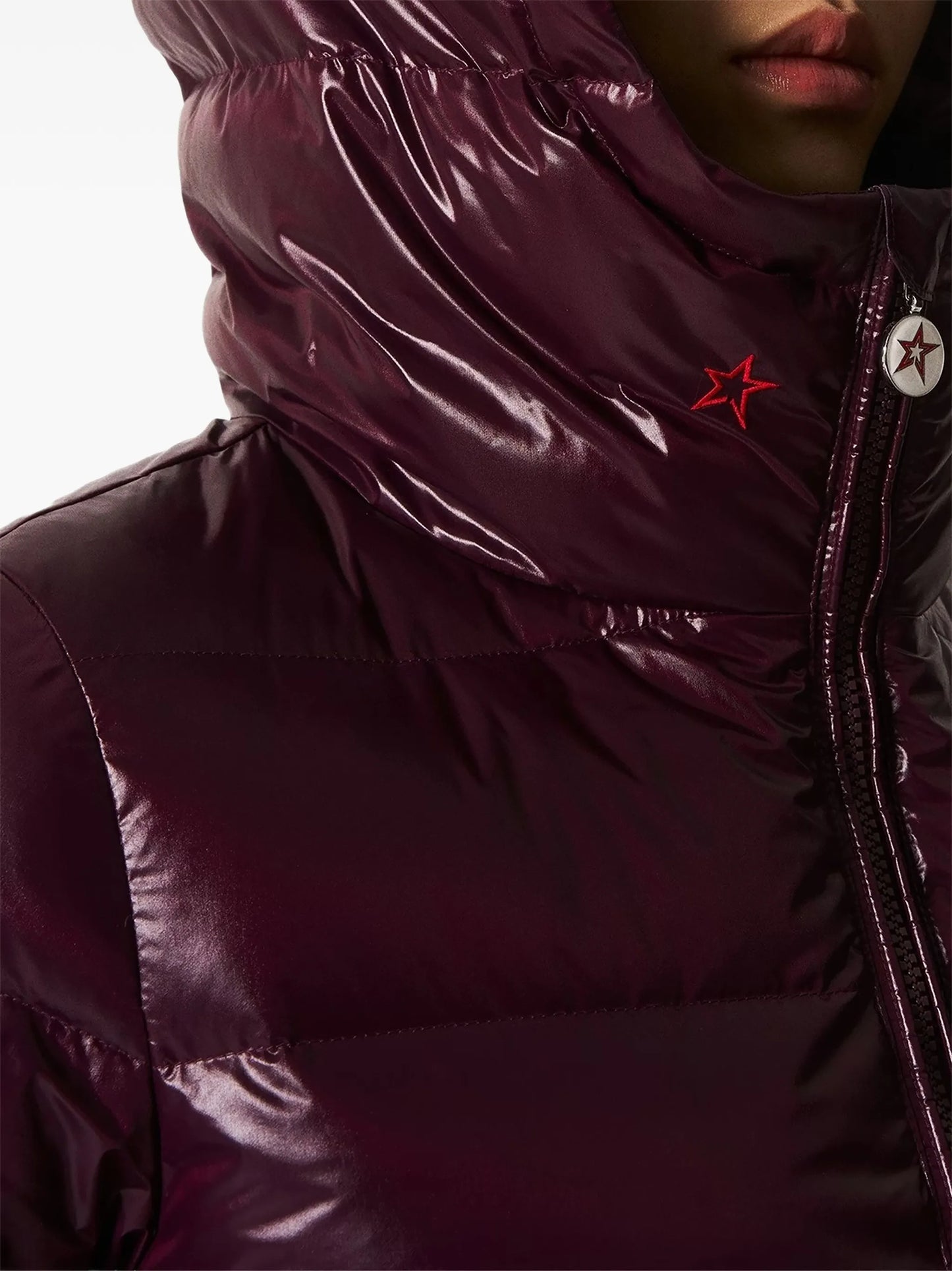 zip-up ski jacket