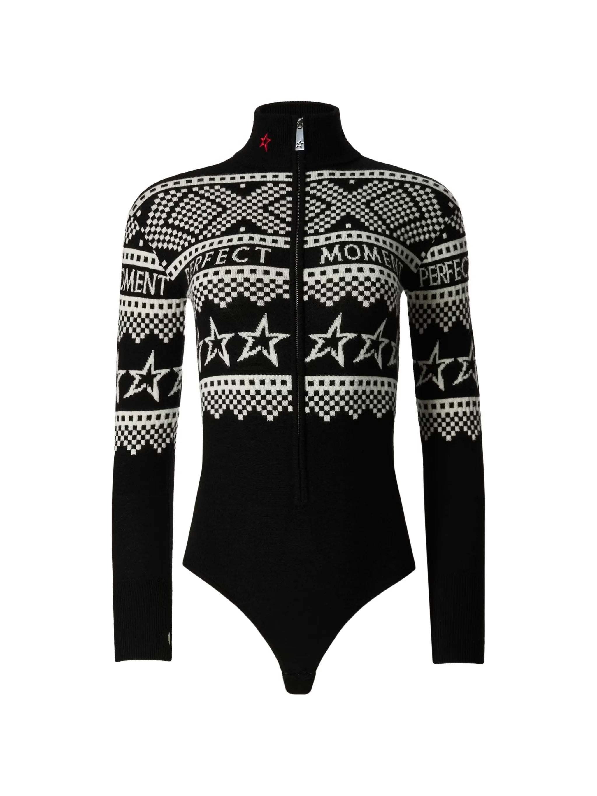intarsia bodysuit