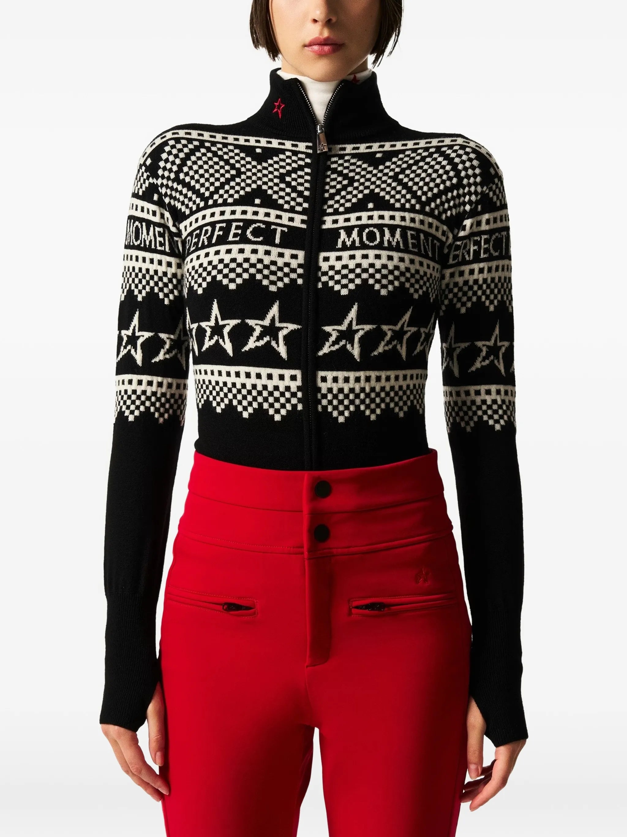 intarsia bodysuit