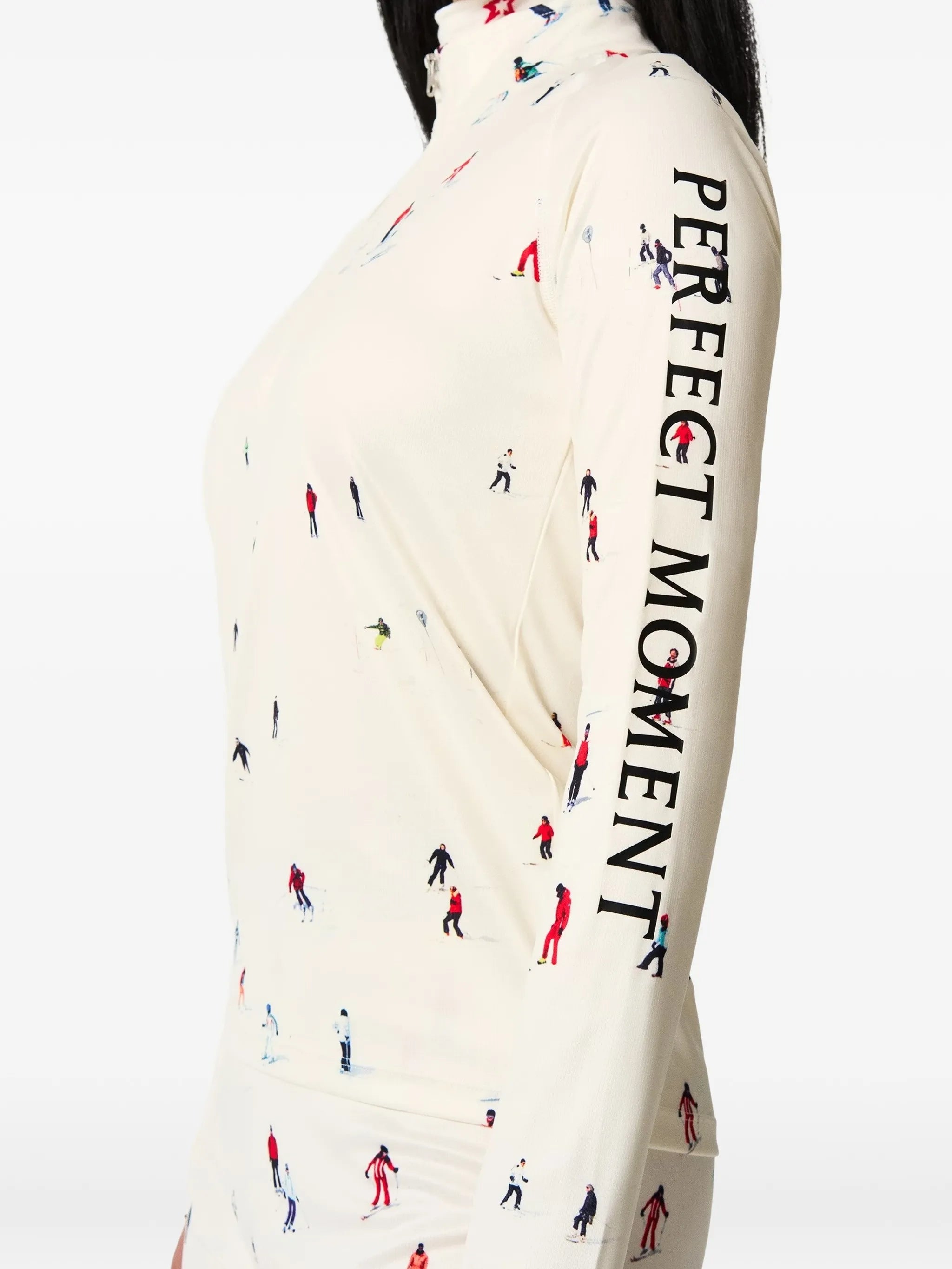 x Dede Johnston people-print skiwear base layer top