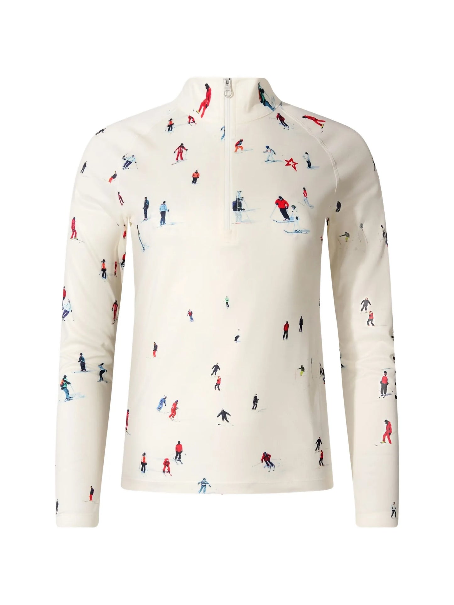 x Dede Johnston people-print skiwear base layer top