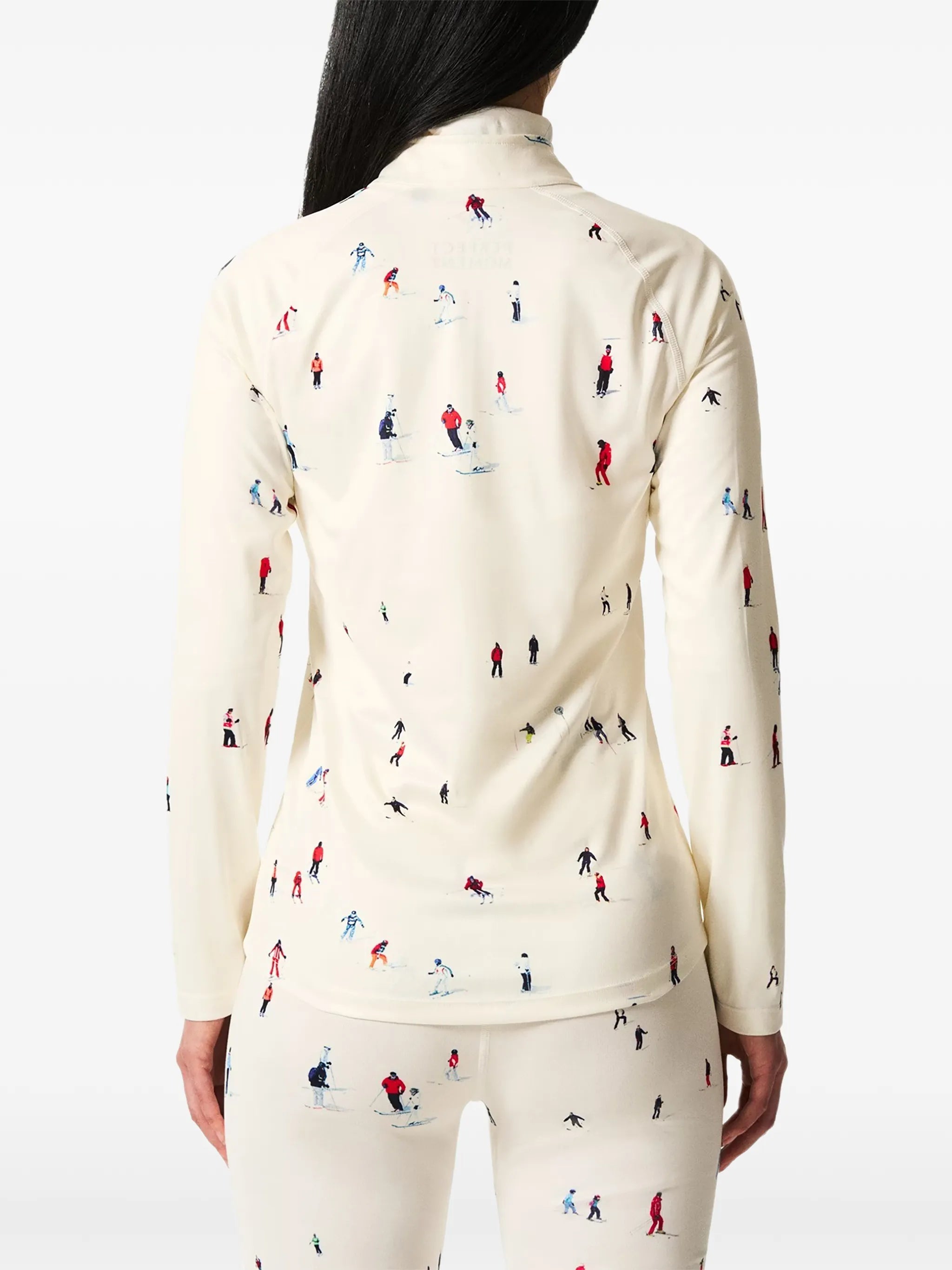 x Dede Johnston people-print skiwear base layer top