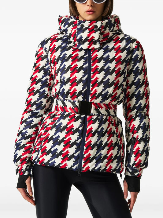 Houndstooth Candice ski jacket