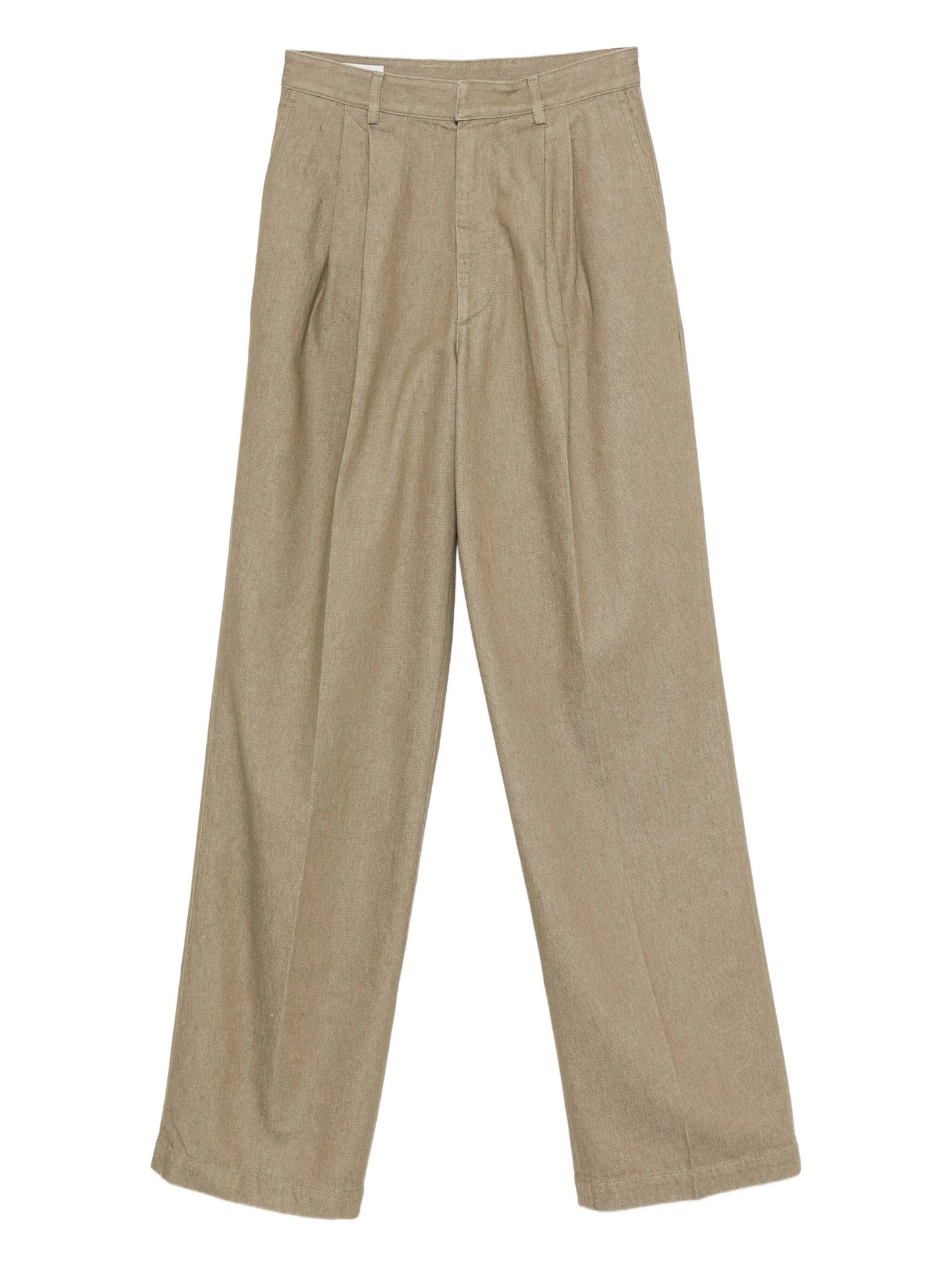 single-pleat trousers