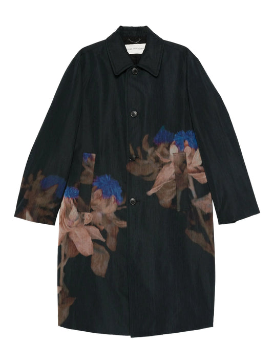 thistle-print coat