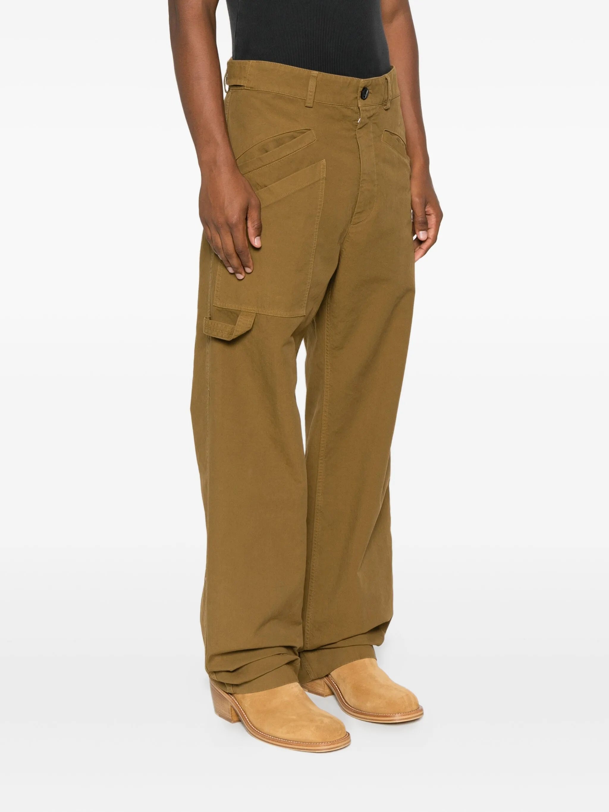 patch-pocket trousers